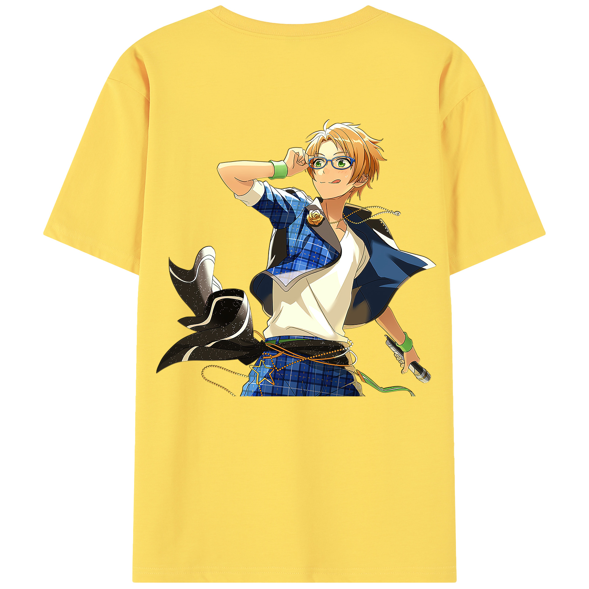 （画像用） あんさんぶるスターズ! Ensemble Stars 綿100％半袖Tシャツ（背面プリント）