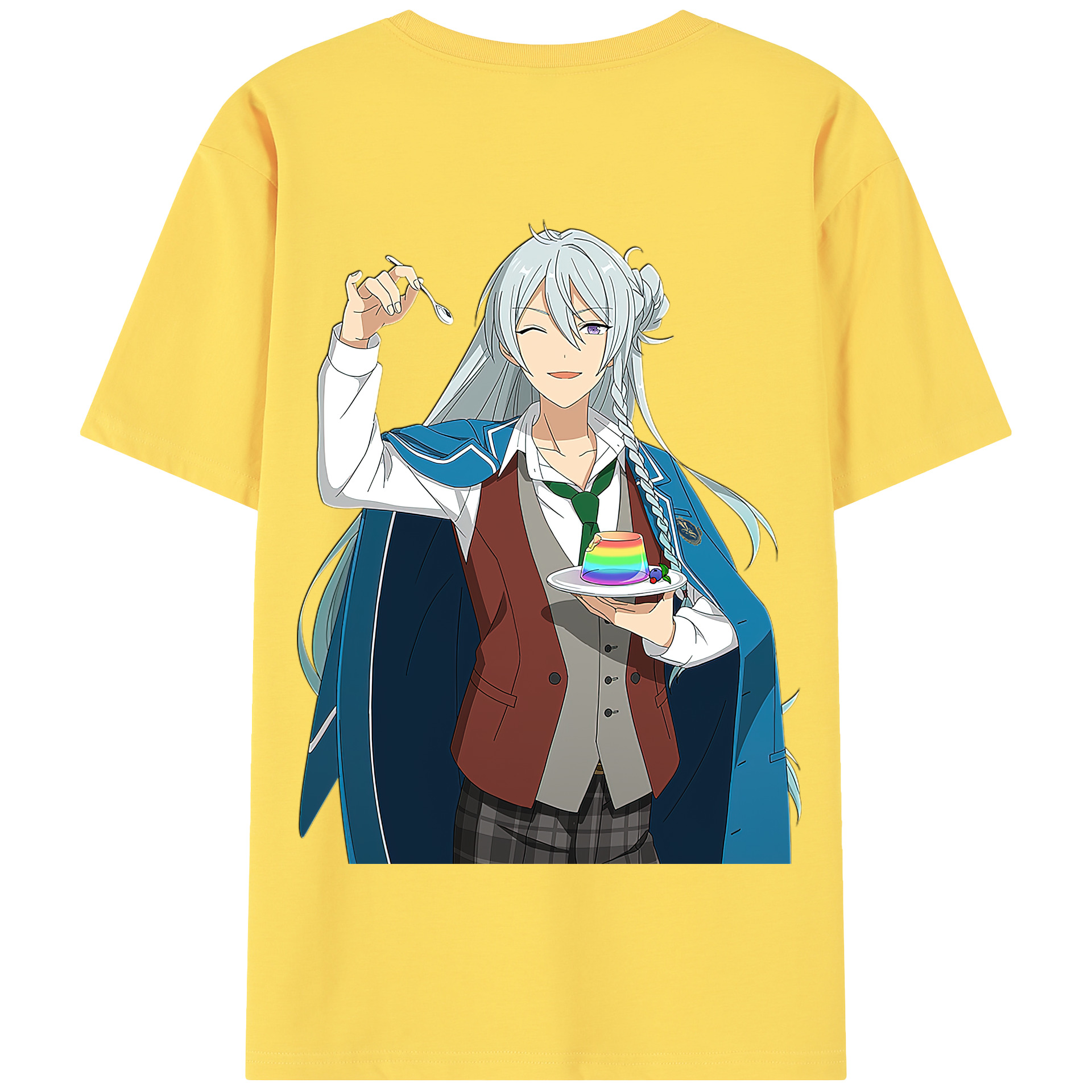 （画像用） あんさんぶるスターズ! Ensemble Stars 綿100％半袖Tシャツ（背面プリント）