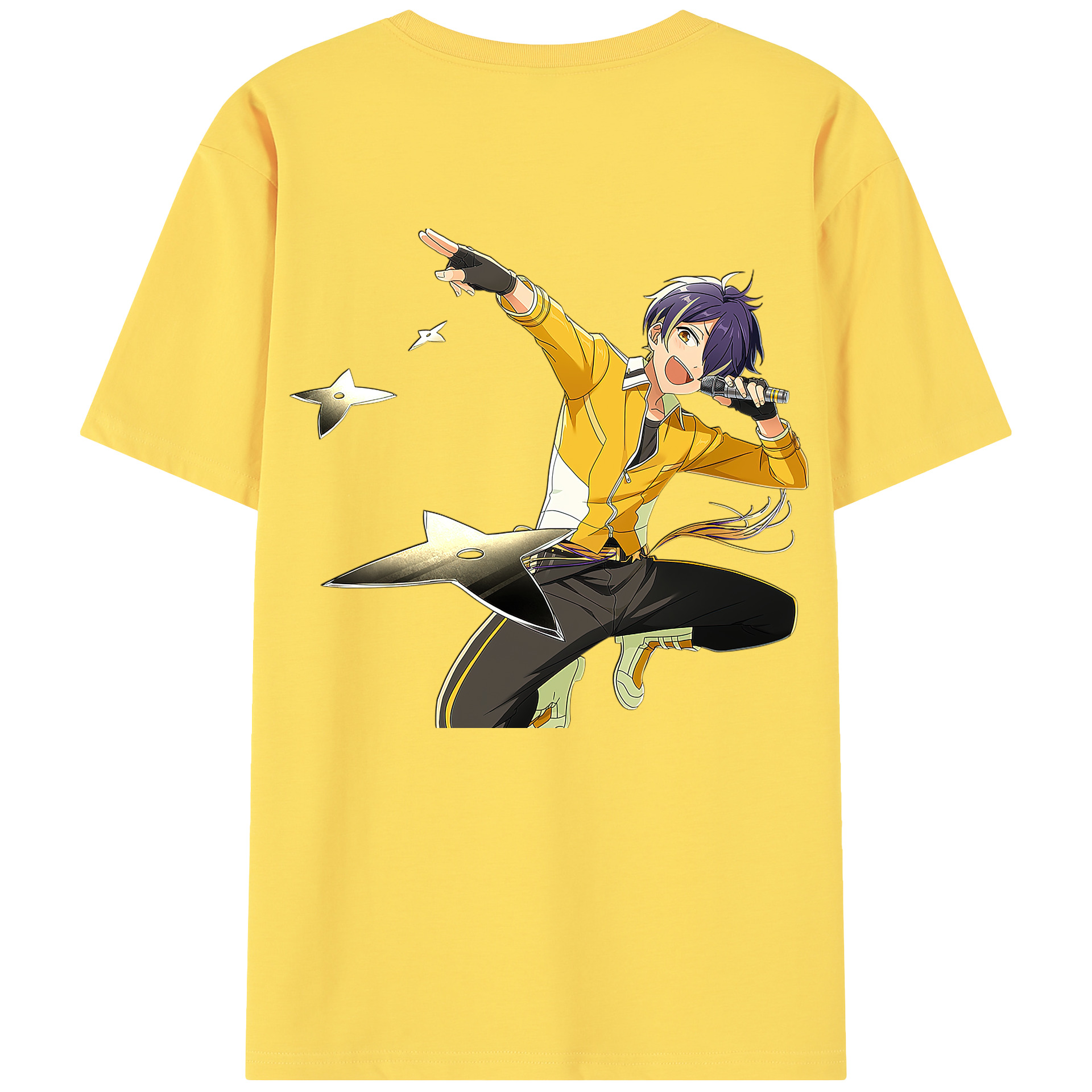 （画像用） あんさんぶるスターズ! Ensemble Stars 綿100％半袖Tシャツ（背面プリント）