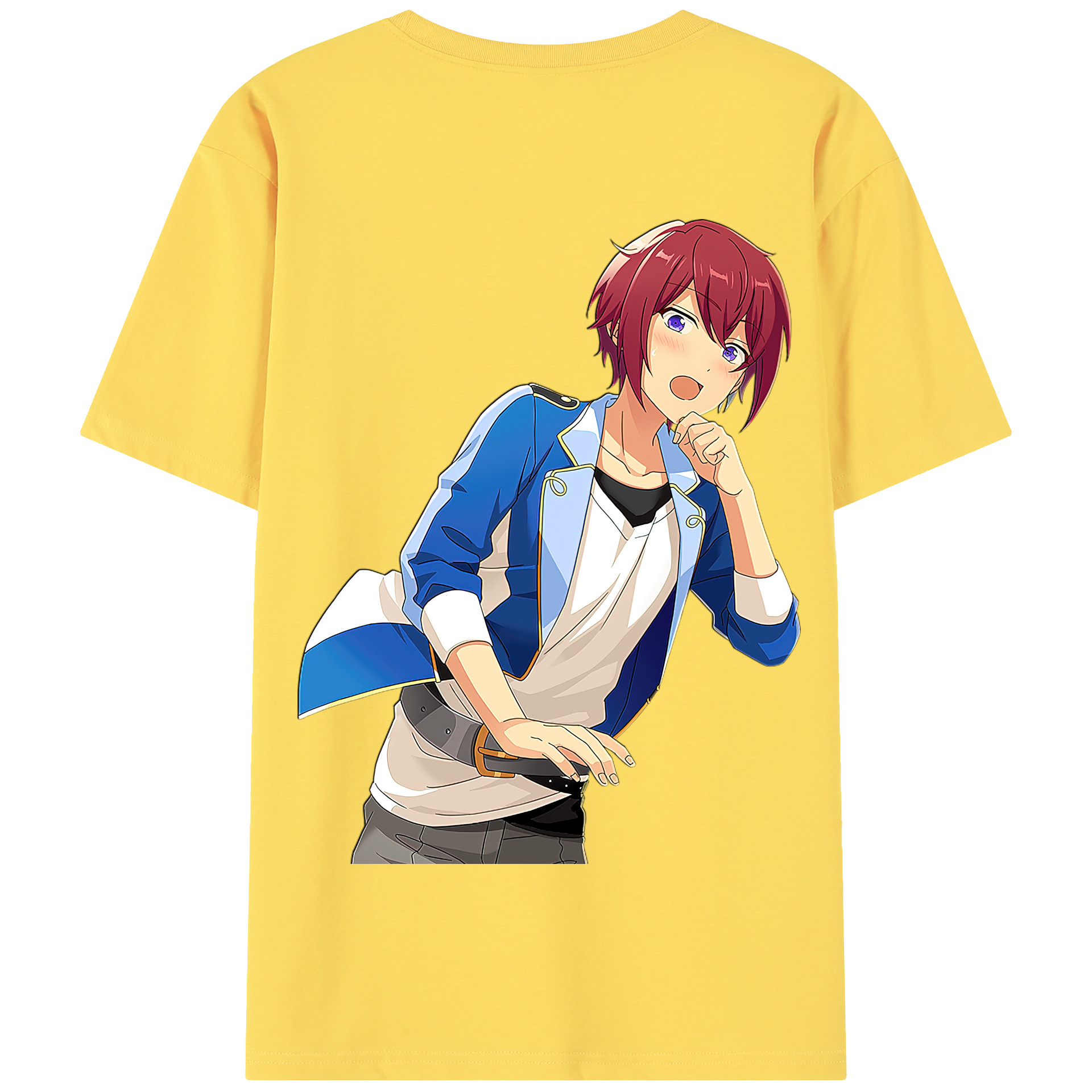 （画像用） あんさんぶるスターズ! Ensemble Stars 綿100％半袖Tシャツ（背面プリント）