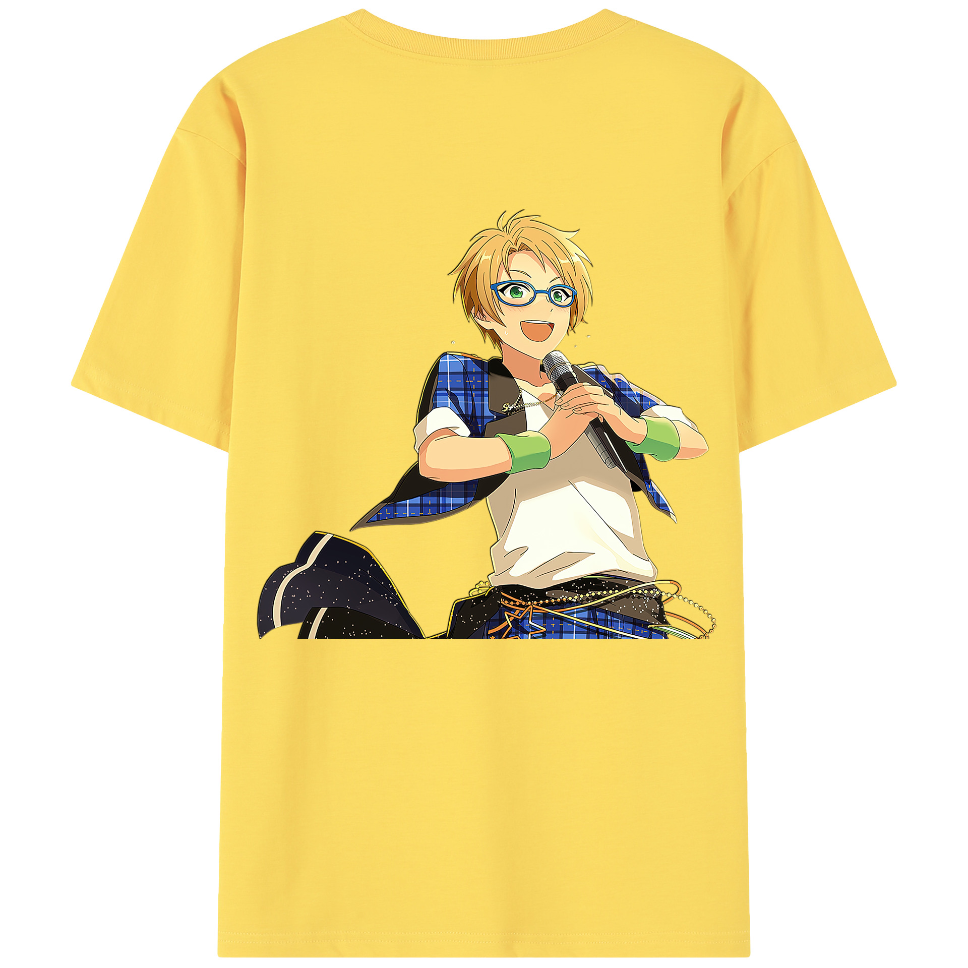 （画像用） あんさんぶるスターズ! Ensemble Stars 綿100％半袖Tシャツ（背面プリント）