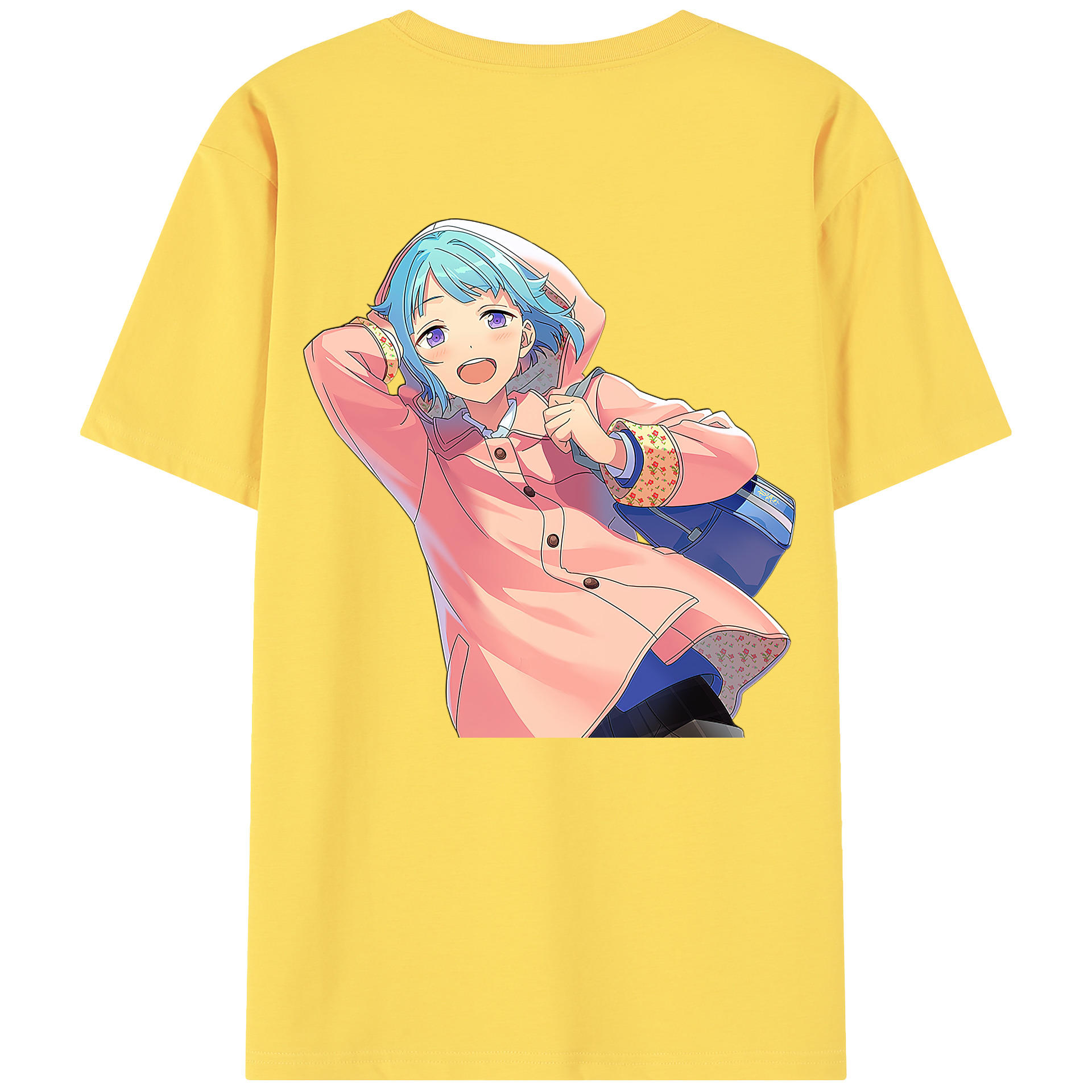 （画像用） あんさんぶるスターズ! Ensemble Stars 綿100％半袖Tシャツ（背面プリント）