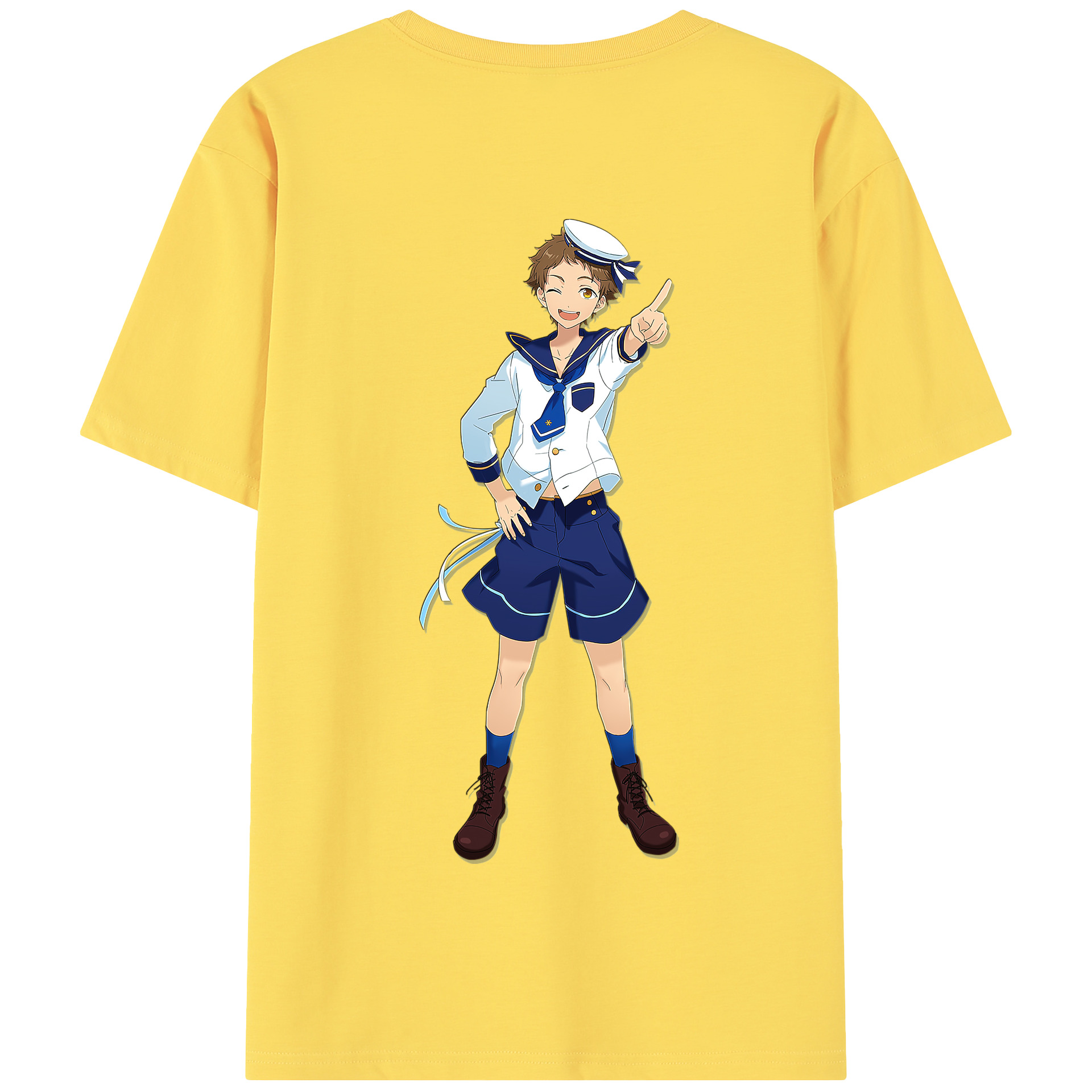 （画像用） あんさんぶるスターズ! Ensemble Stars 綿100％半袖Tシャツ（背面プリント）