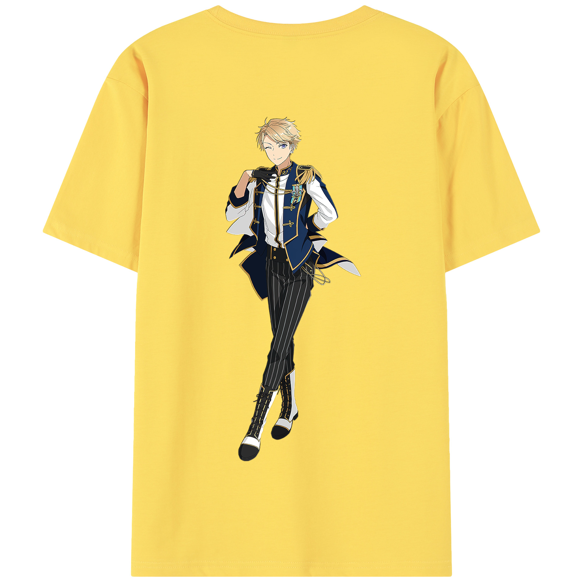 （画像用） あんさんぶるスターズ! Ensemble Stars 綿100％半袖Tシャツ（背面プリント）
