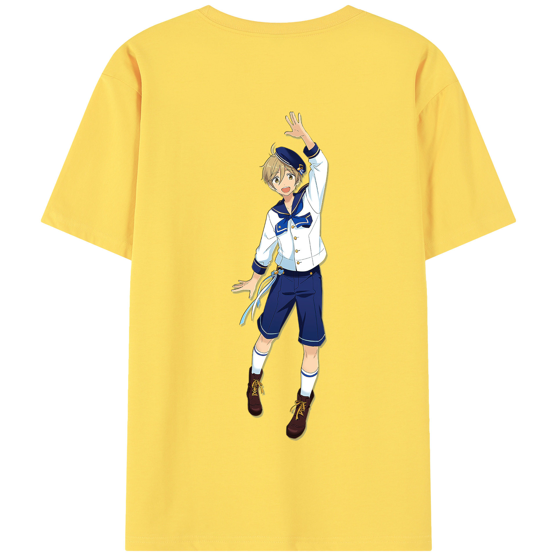 （画像用） あんさんぶるスターズ! Ensemble Stars 綿100％半袖Tシャツ（背面プリント）
