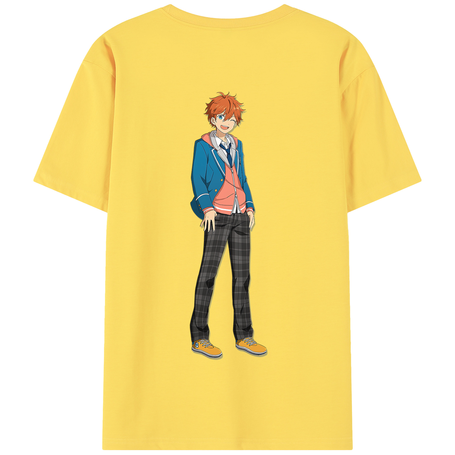 （画像用） あんさんぶるスターズ! Ensemble Stars 綿100％半袖Tシャツ（背面プリント）