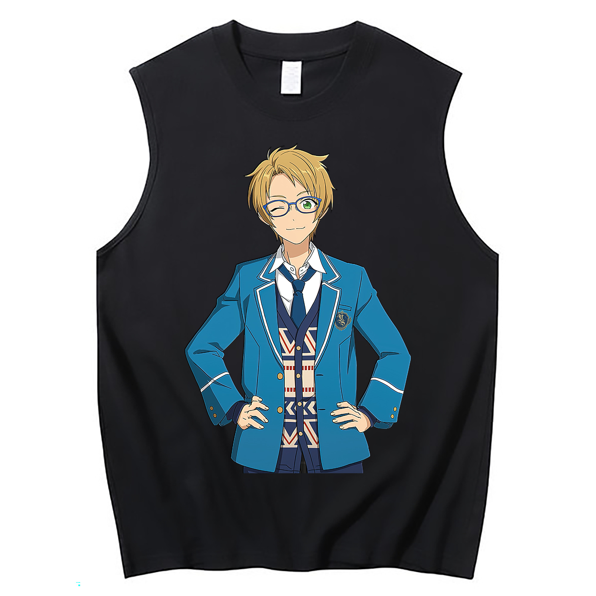（画像用） あんさんぶるスターズ! Ensemble Stars コットン100％タンクトップ（フロントプリント）