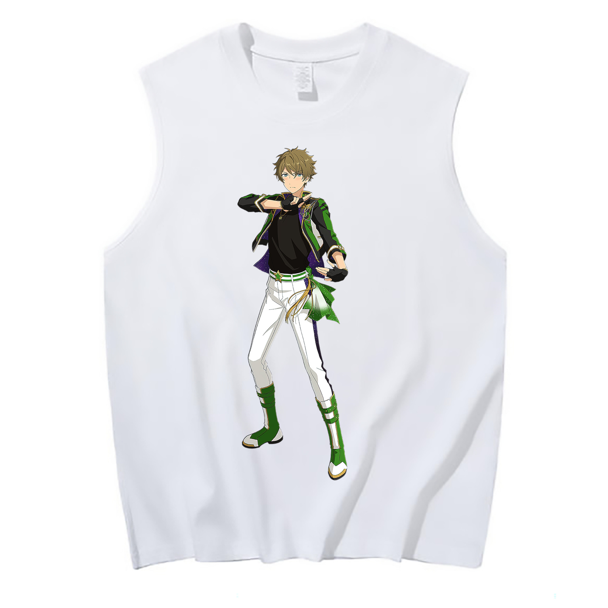（画像用） あんさんぶるスターズ! Ensemble Stars コットン100％タンクトップ（フロントプリント）
