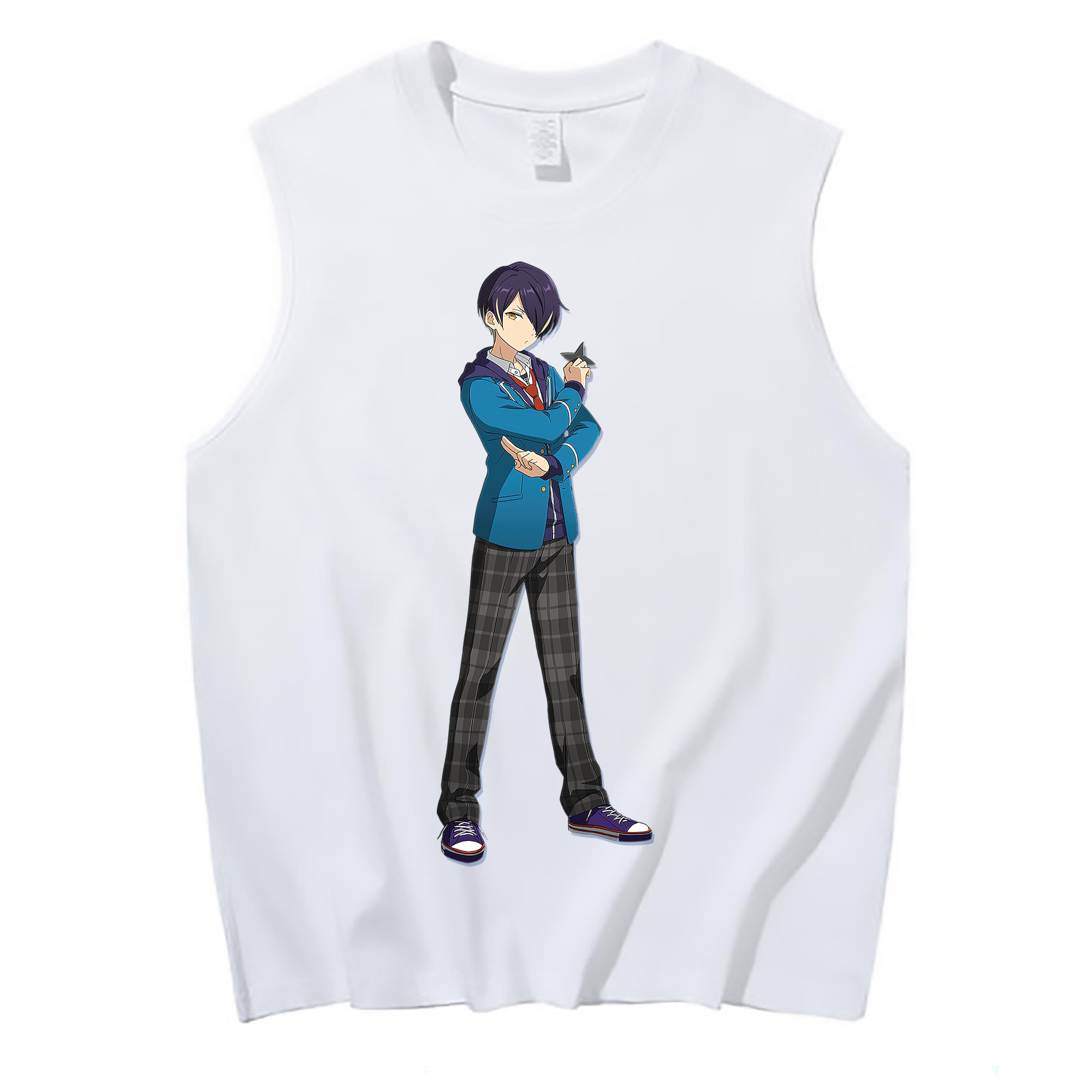 （画像用） あんさんぶるスターズ! Ensemble Stars コットン100％タンクトップ（フロントプリント）
