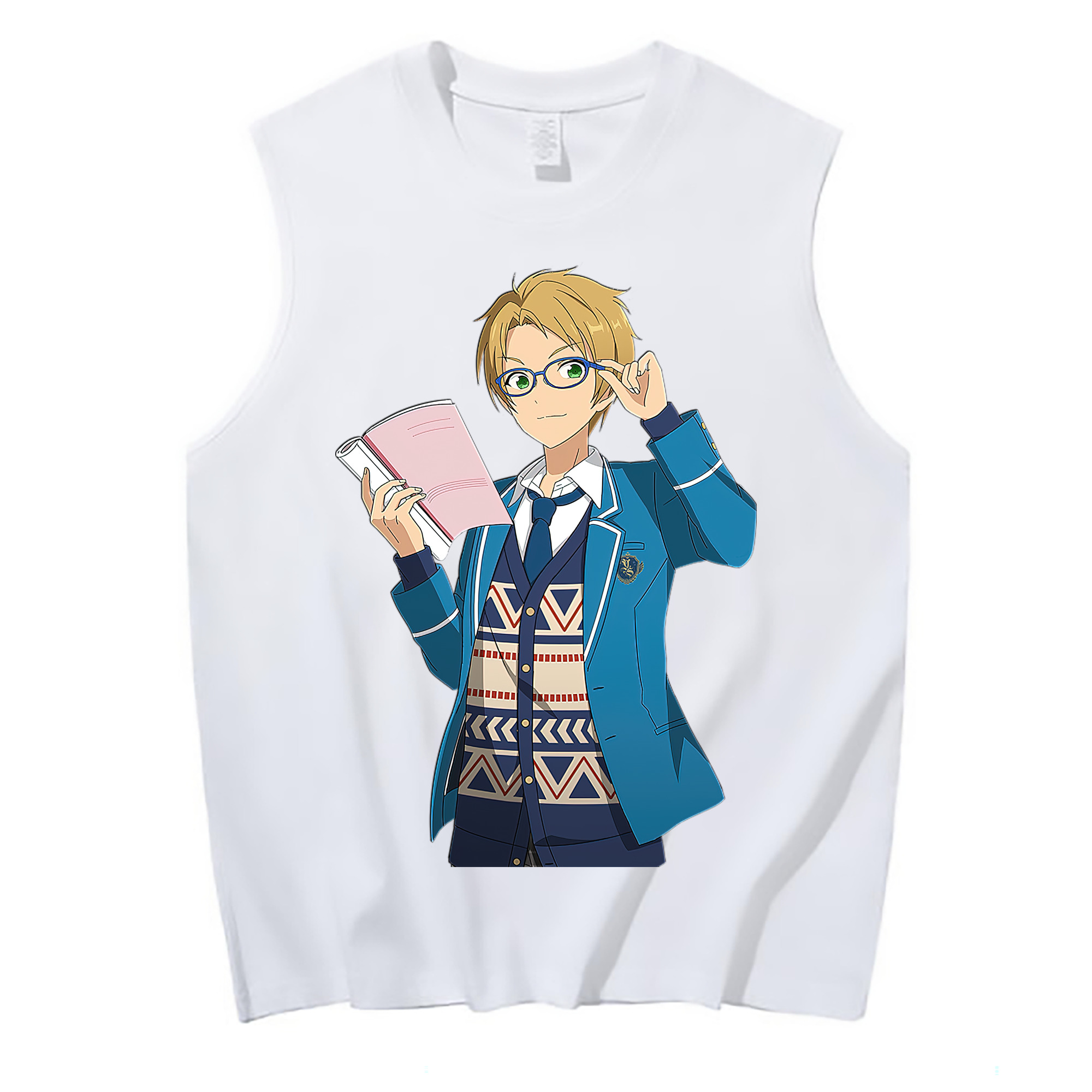 （画像用） あんさんぶるスターズ! Ensemble Stars コットン100％タンクトップ（フロントプリント）