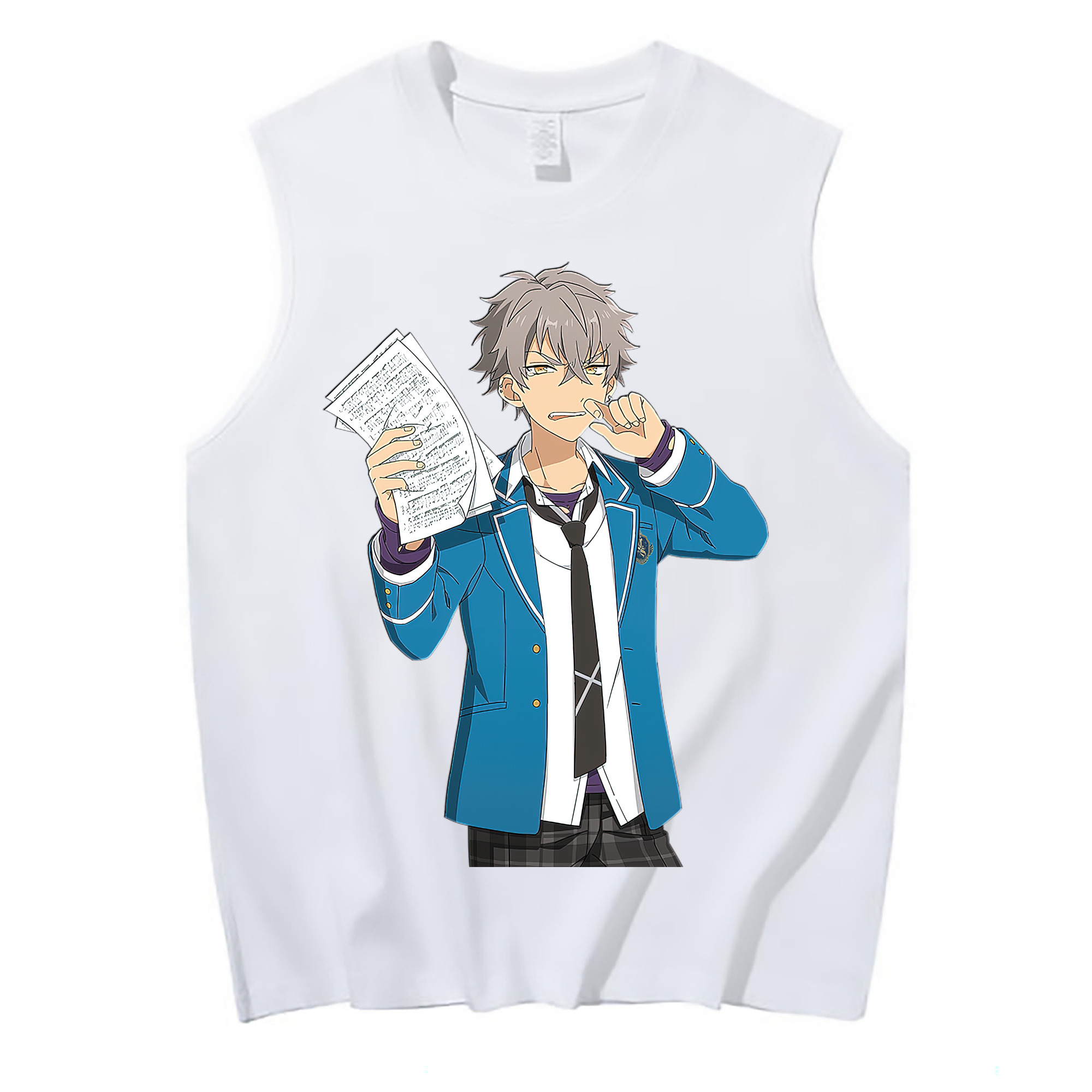 （画像用） あんさんぶるスターズ! Ensemble Stars コットン100％タンクトップ（フロントプリント）