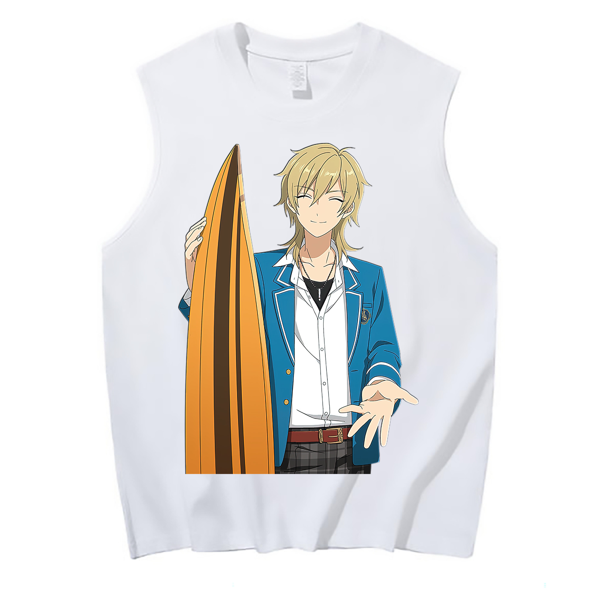 （画像用） あんさんぶるスターズ! Ensemble Stars コットン100％タンクトップ（フロントプリント）