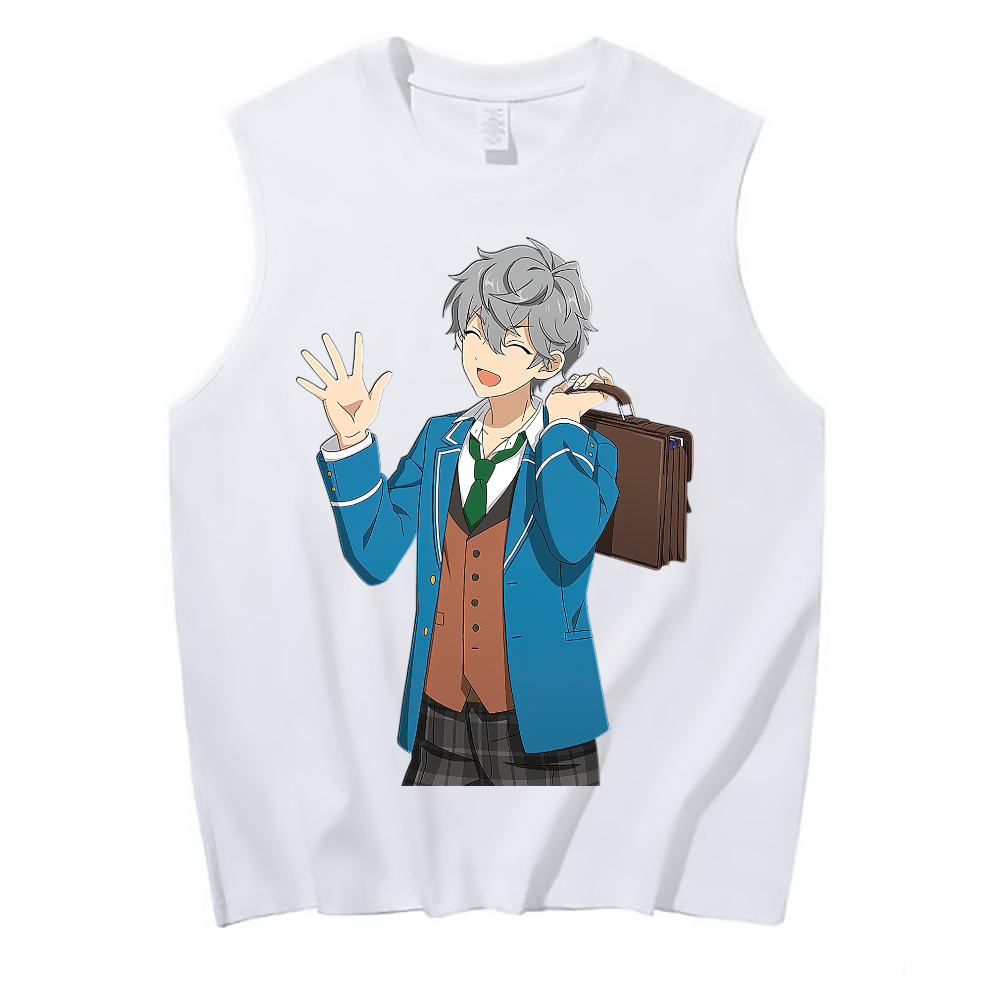 （画像用） あんさんぶるスターズ! Ensemble Stars コットン100％タンクトップ（フロントプリント）