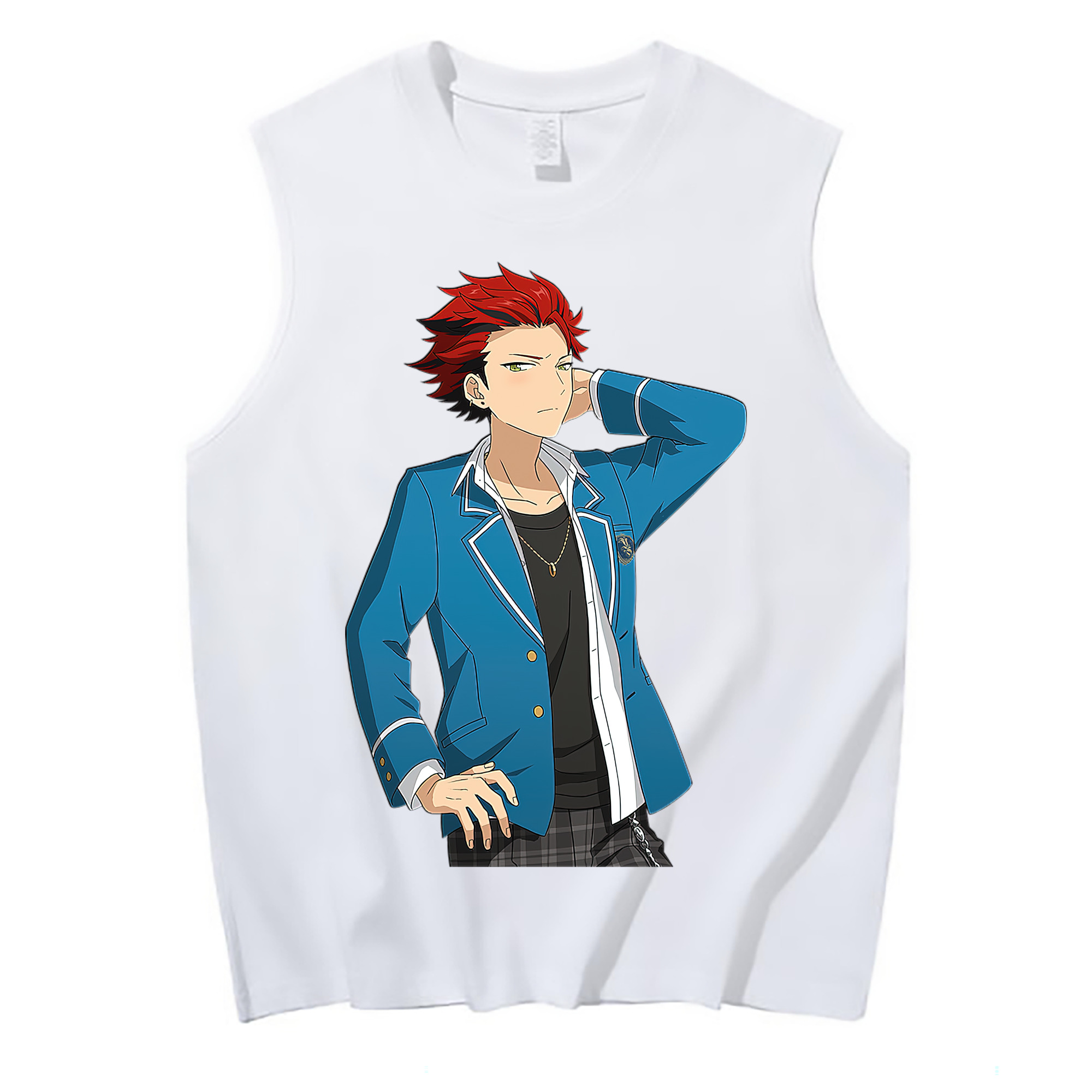 （画像用） あんさんぶるスターズ! Ensemble Stars コットン100％タンクトップ（フロントプリント）
