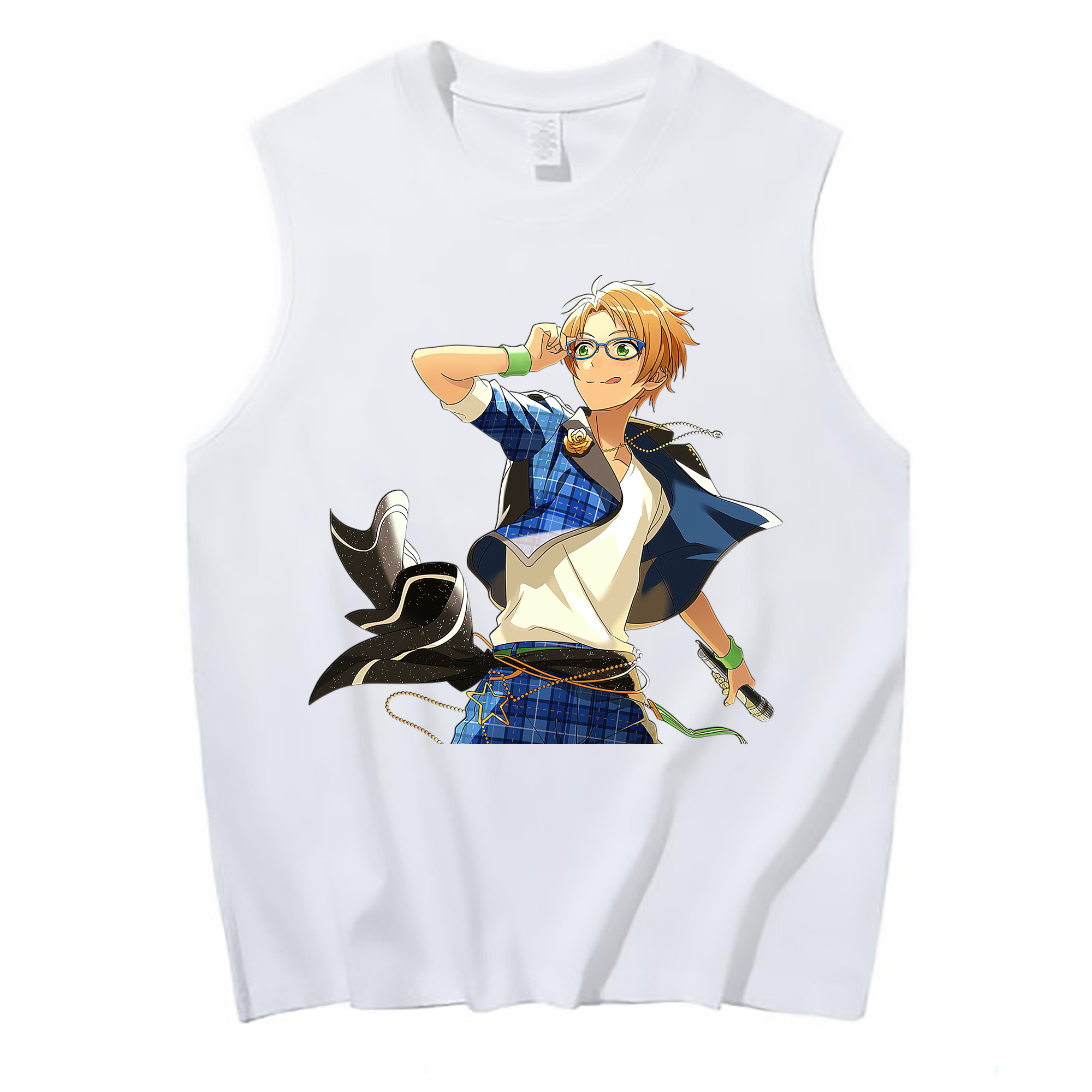 （画像用） あんさんぶるスターズ! Ensemble Stars コットン100％タンクトップ（フロントプリント）