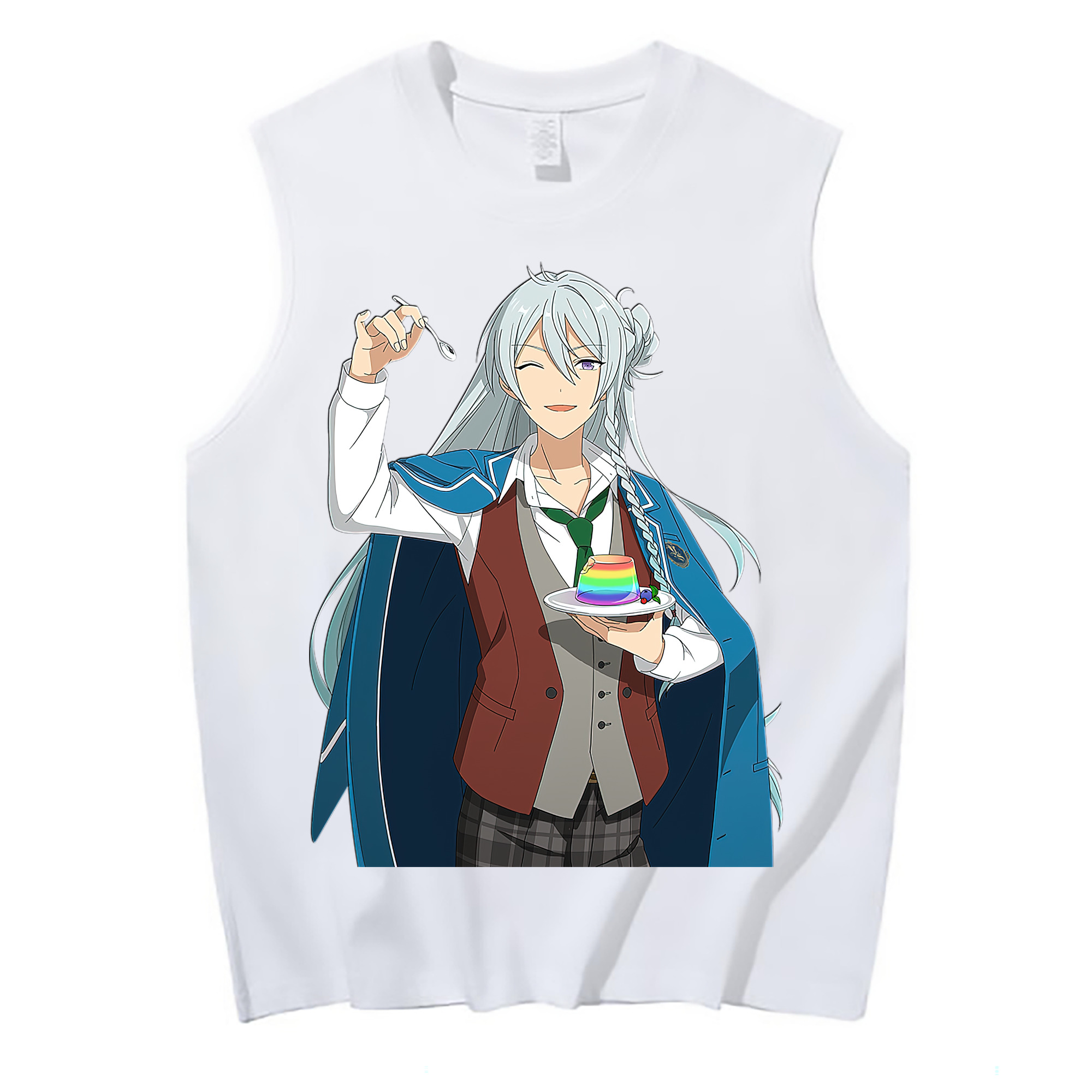 （画像用） あんさんぶるスターズ! Ensemble Stars コットン100％タンクトップ（フロントプリント）