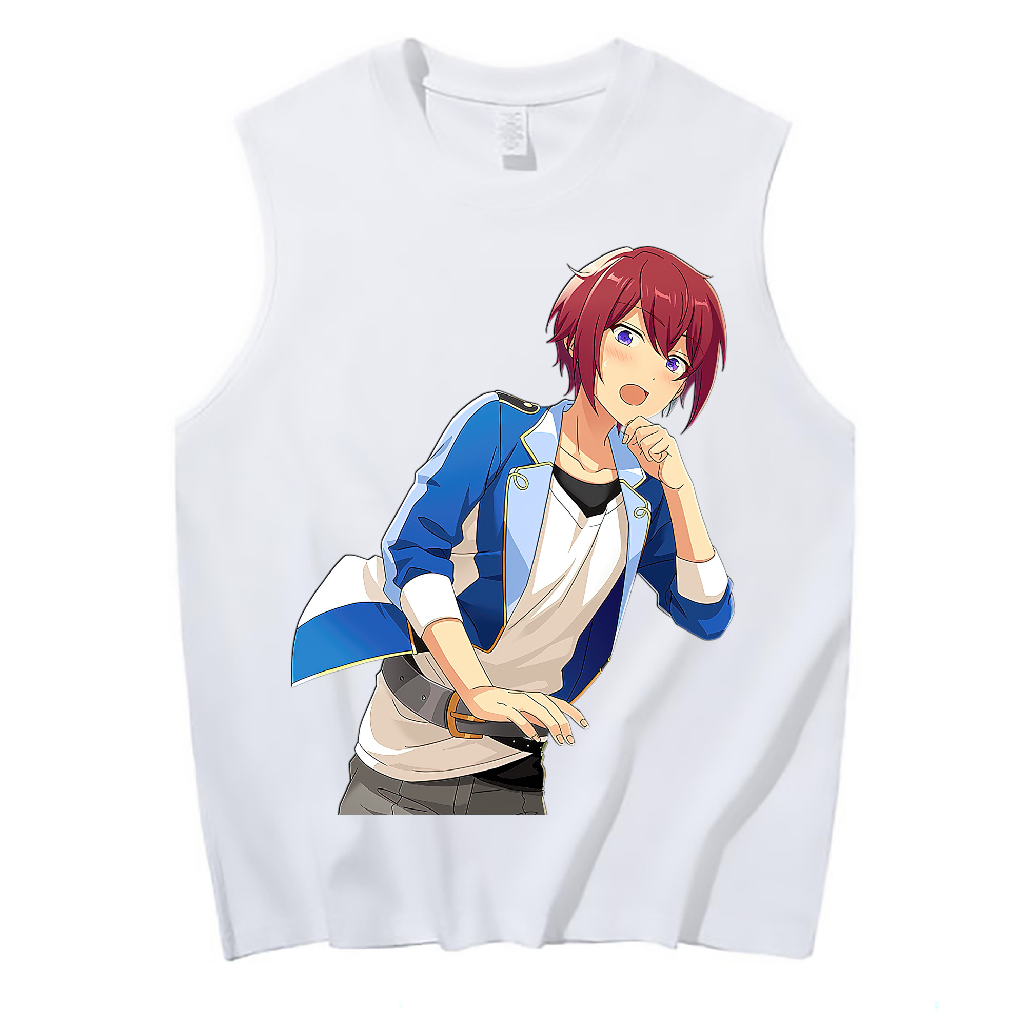 （画像用） あんさんぶるスターズ! Ensemble Stars コットン100％タンクトップ（フロントプリント）