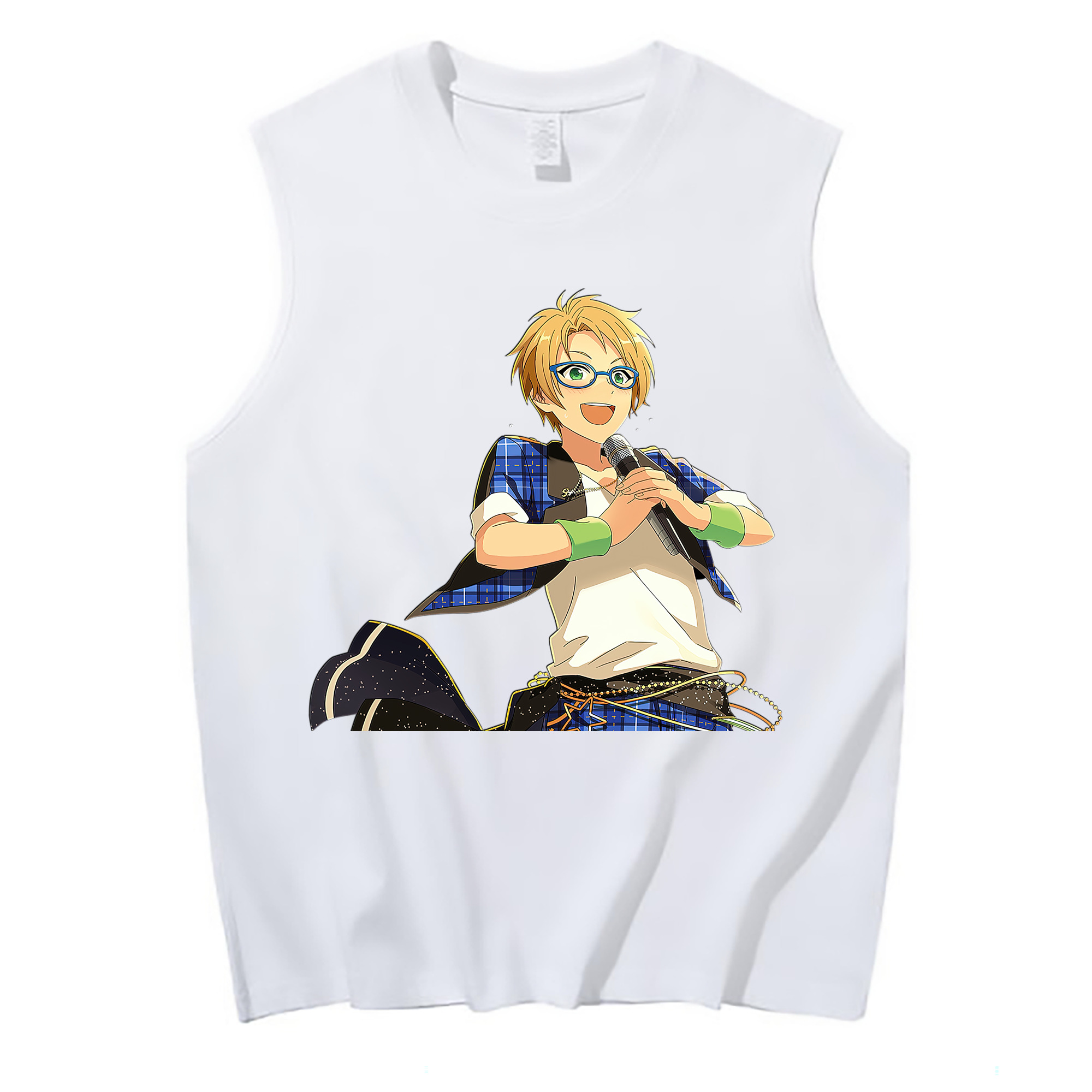 （画像用） あんさんぶるスターズ! Ensemble Stars コットン100％タンクトップ（フロントプリント）