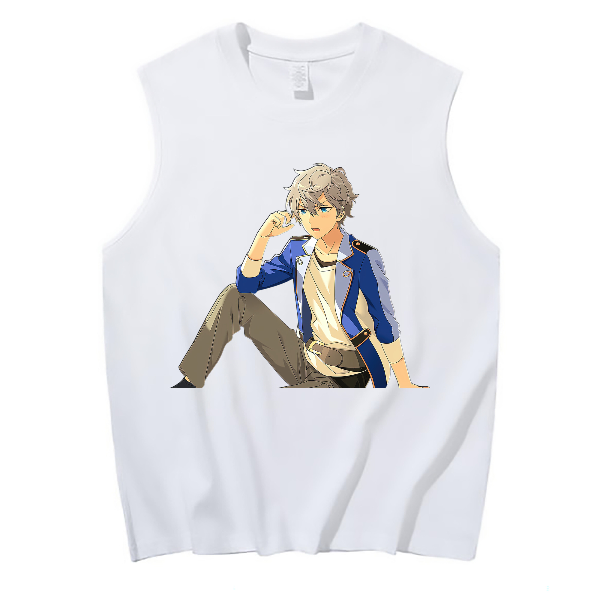 （画像用） あんさんぶるスターズ! Ensemble Stars コットン100％タンクトップ（フロントプリント）