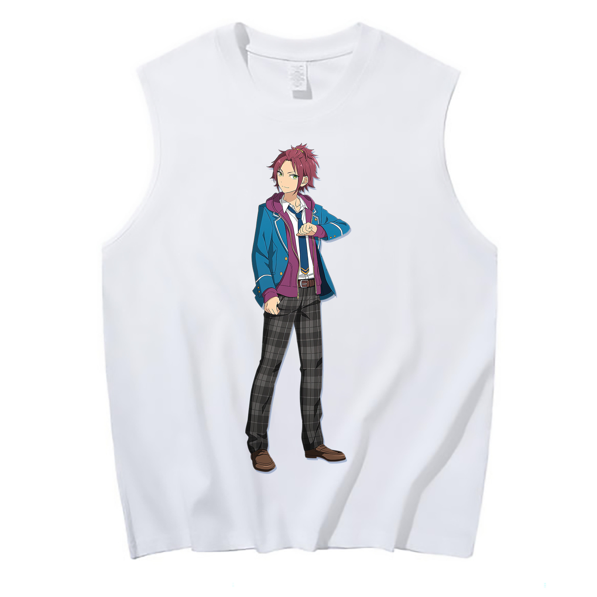 （画像用） あんさんぶるスターズ! Ensemble Stars コットン100％タンクトップ（フロントプリント）