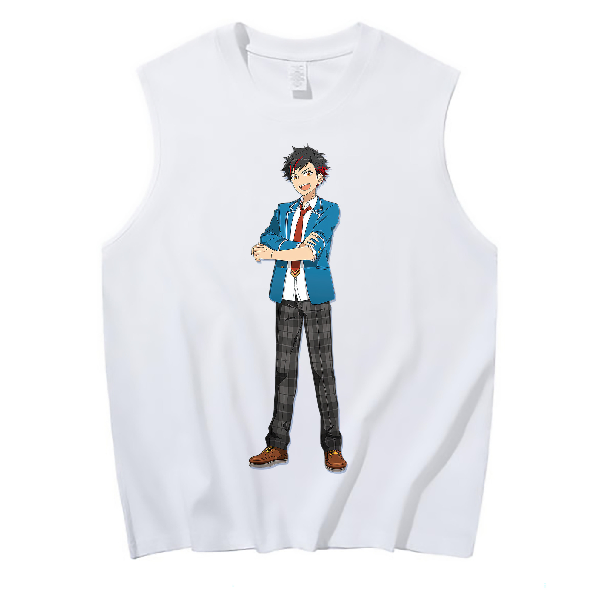 （画像用） あんさんぶるスターズ! Ensemble Stars コットン100％タンクトップ（フロントプリント）