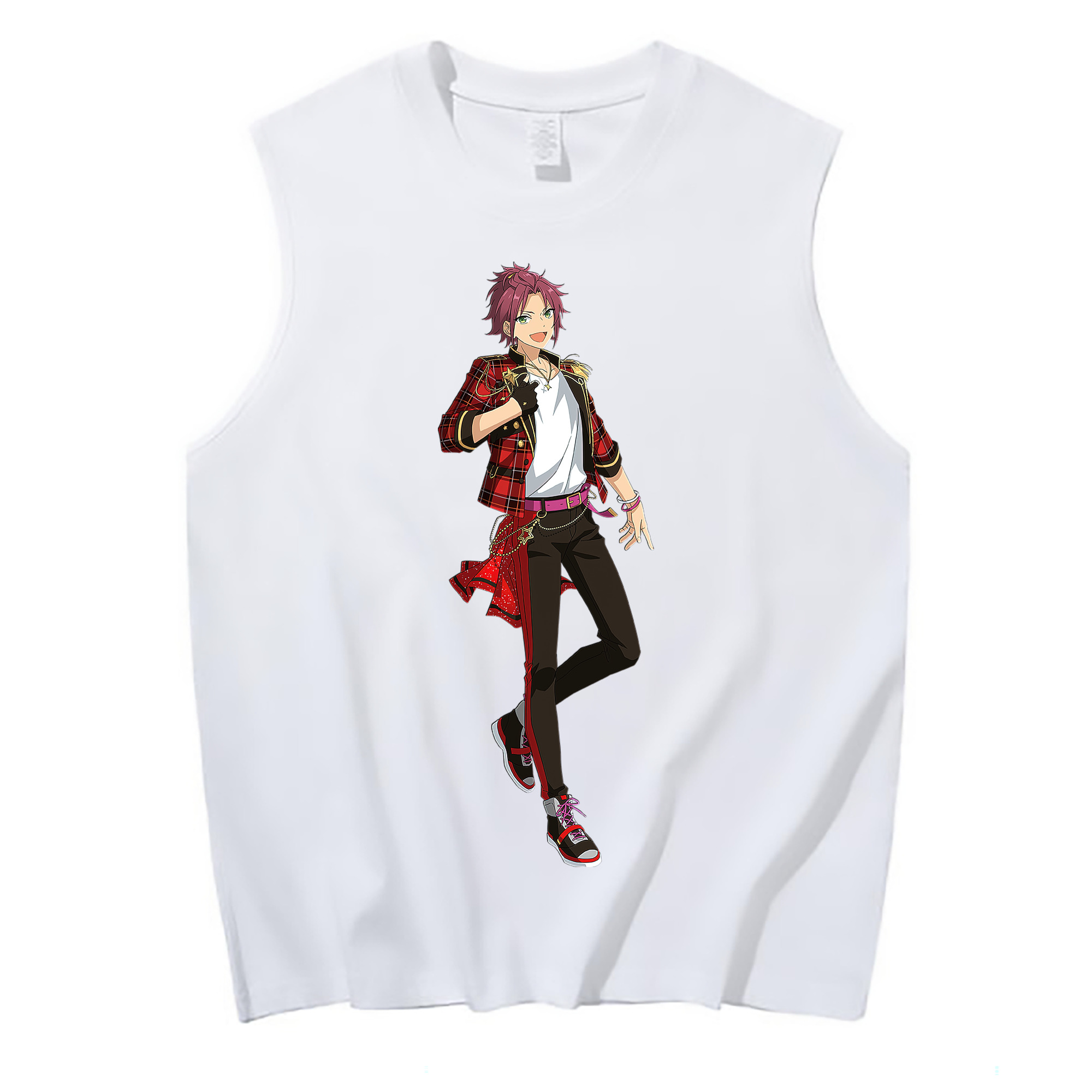 （画像用） あんさんぶるスターズ! Ensemble Stars コットン100％タンクトップ（フロントプリント）