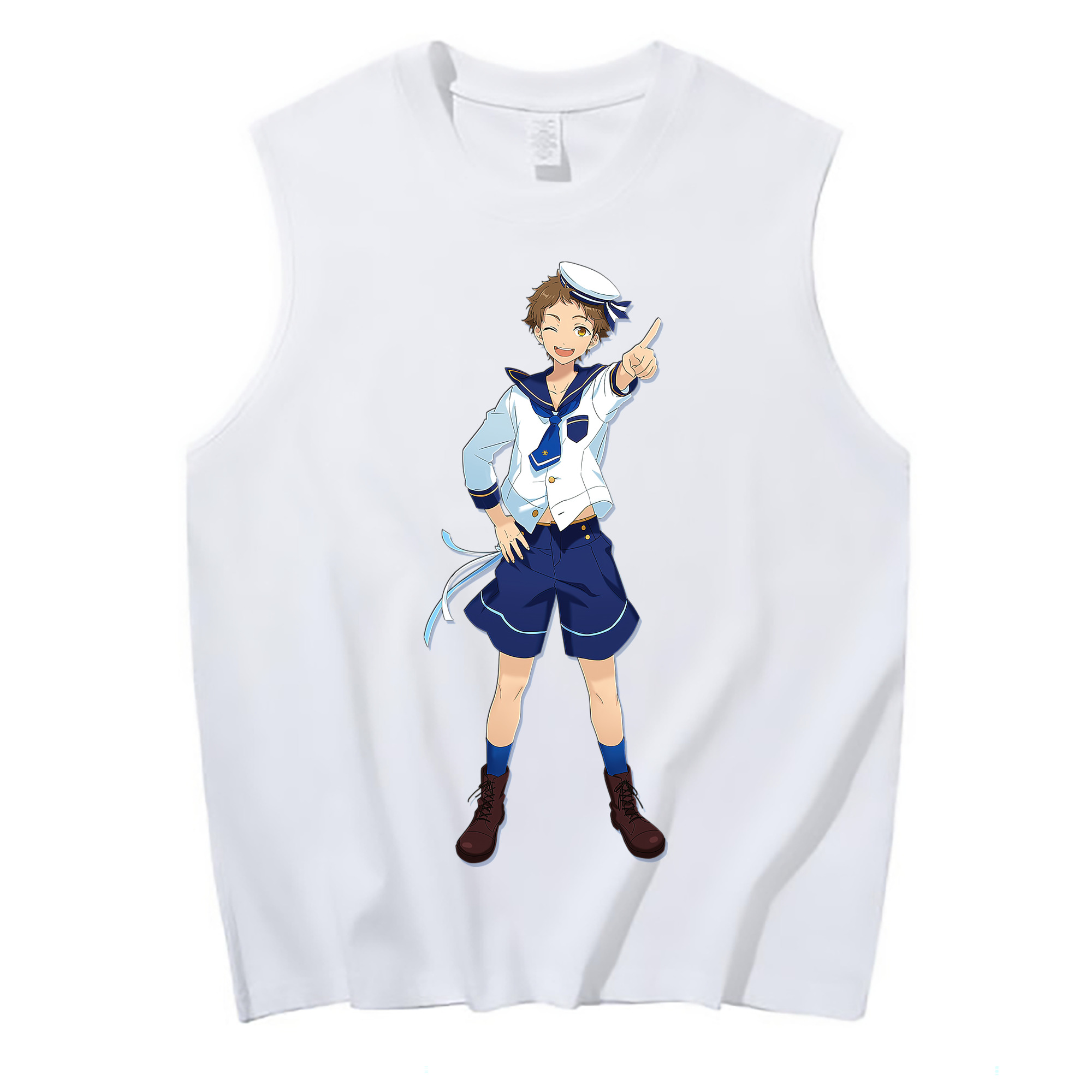 （画像用） あんさんぶるスターズ! Ensemble Stars コットン100％タンクトップ（フロントプリント）