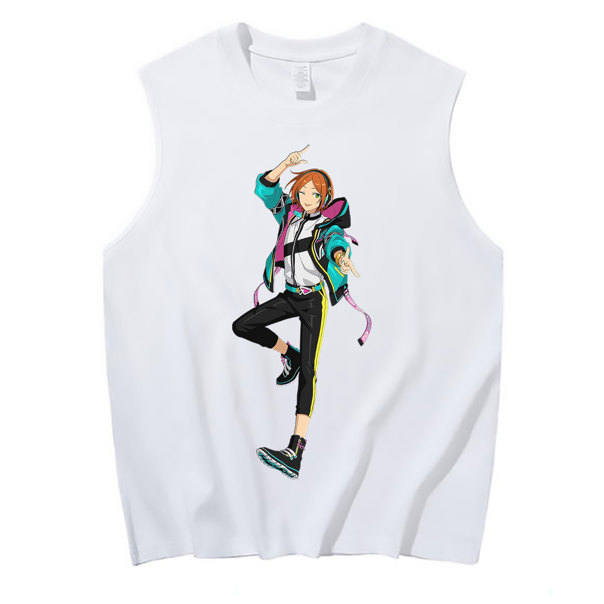 （画像用） あんさんぶるスターズ! Ensemble Stars コットン100％タンクトップ（フロントプリント）