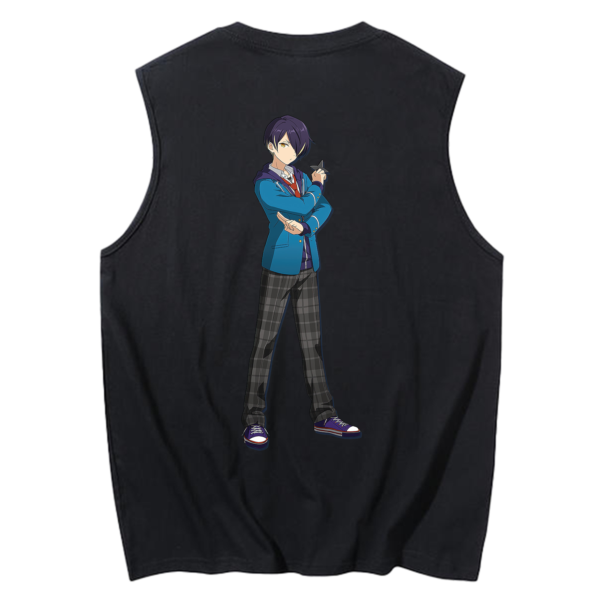 （画像用） あんさんぶるスターズ! Ensemble Stars コットン100％タンクトップ（背面プリント）