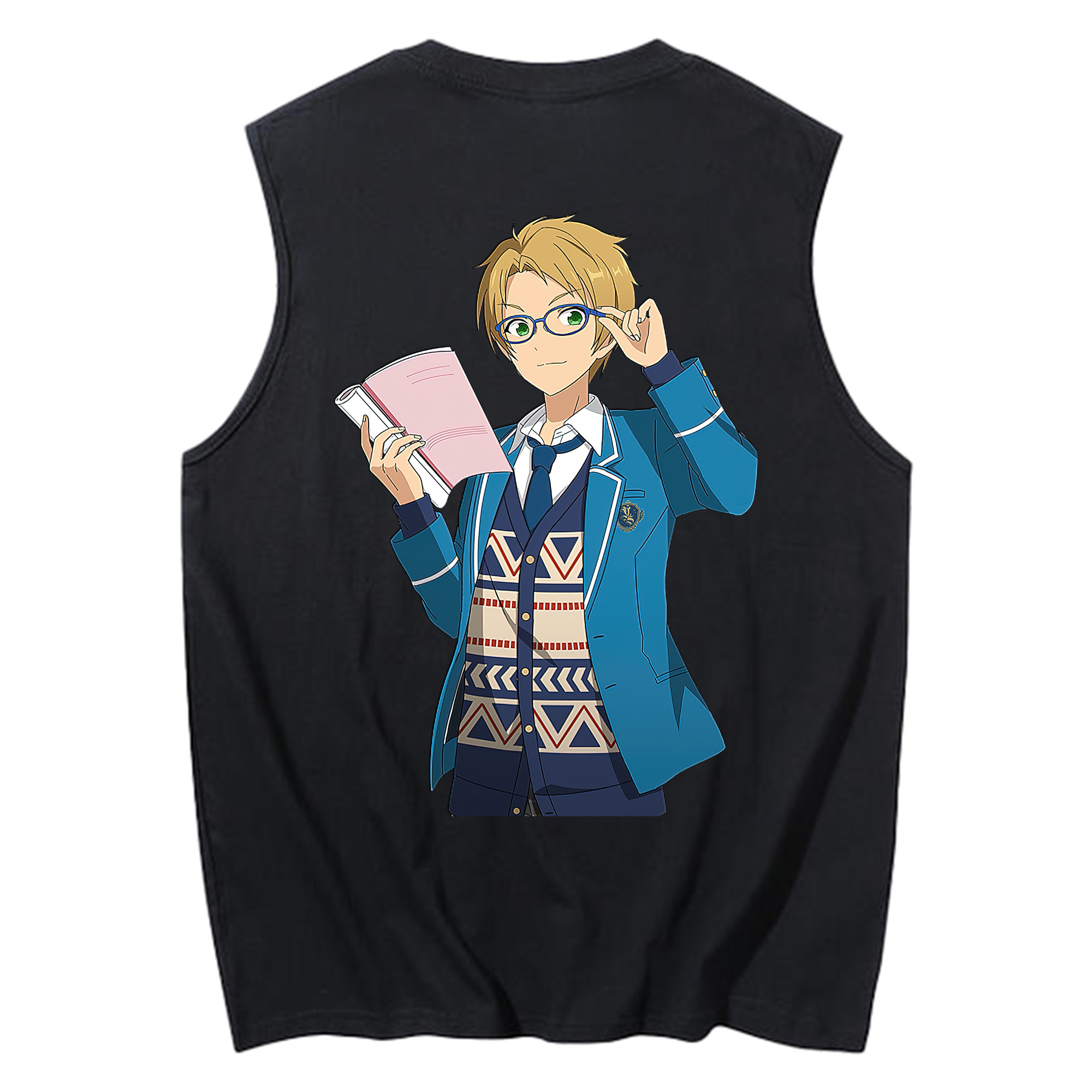 （画像用） あんさんぶるスターズ! Ensemble Stars コットン100％タンクトップ（背面プリント）