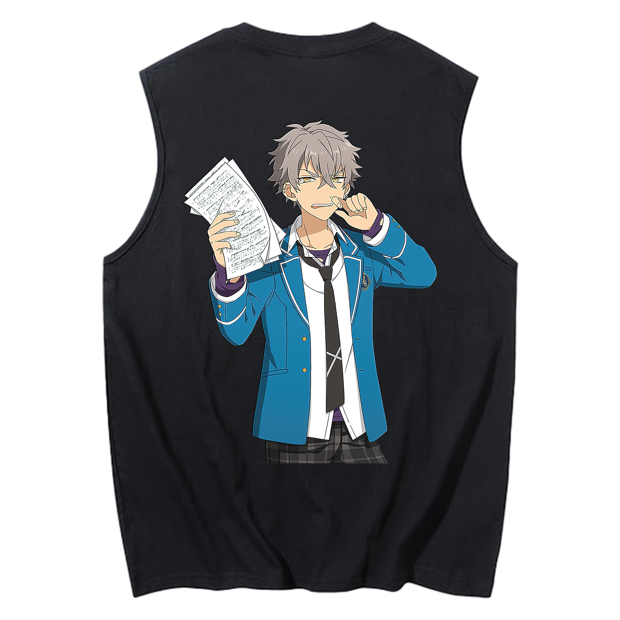 （画像用） あんさんぶるスターズ! Ensemble Stars コットン100％タンクトップ（背面プリント）