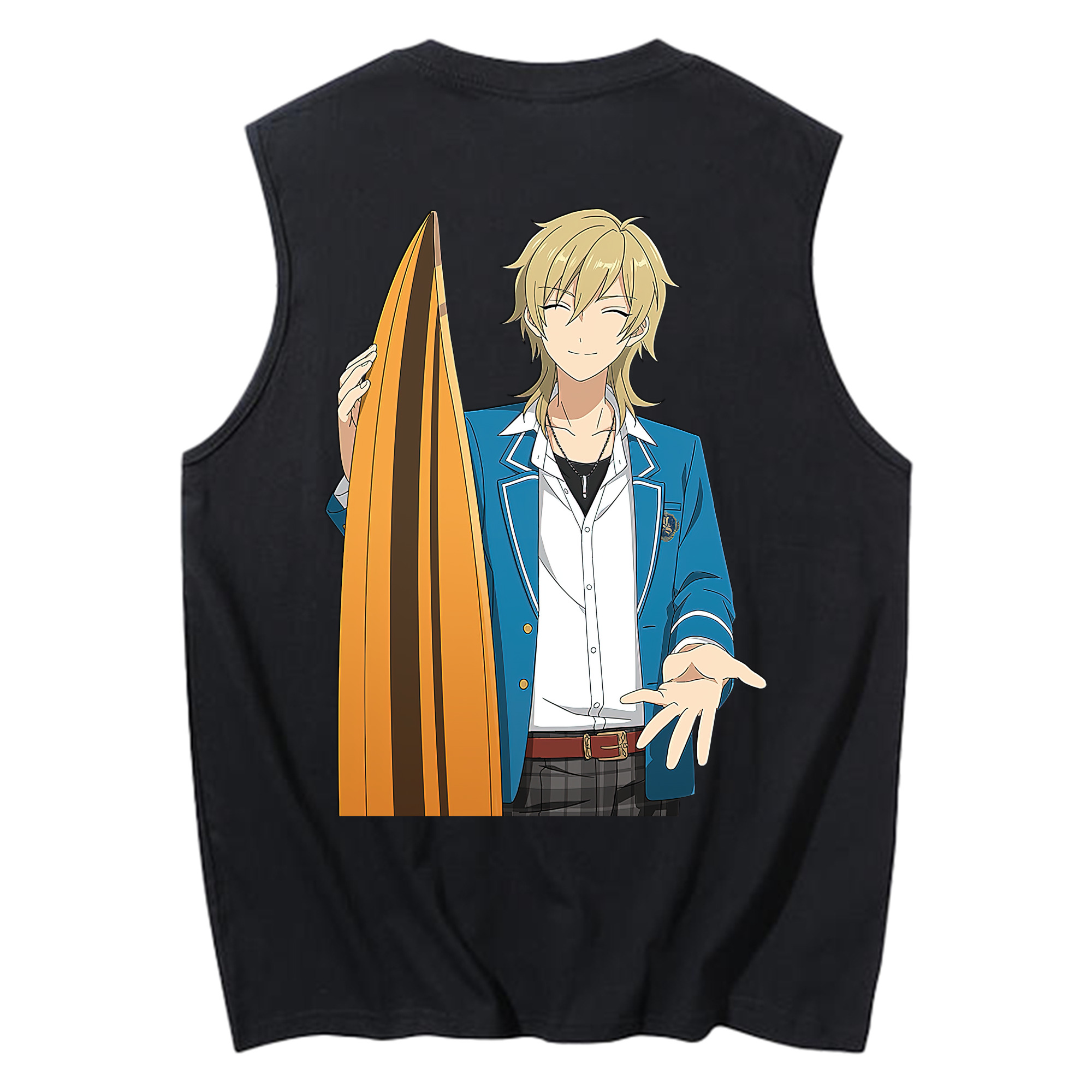 （画像用） あんさんぶるスターズ! Ensemble Stars コットン100％タンクトップ（背面プリント）