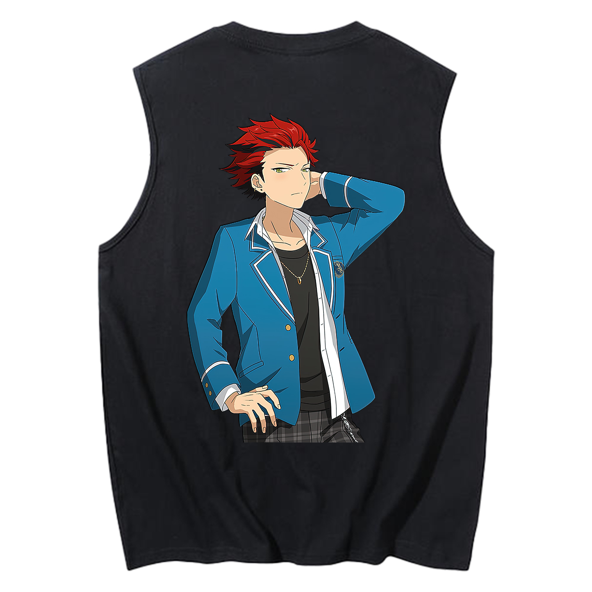 （画像用） あんさんぶるスターズ! Ensemble Stars コットン100％タンクトップ（背面プリント）