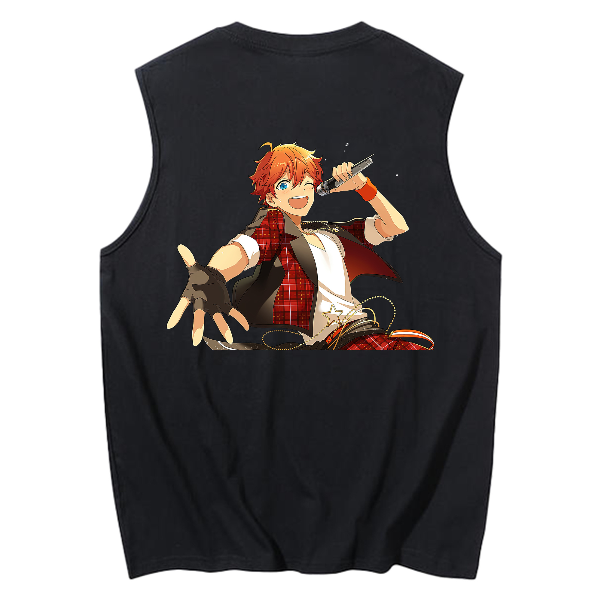 （画像用） あんさんぶるスターズ! Ensemble Stars コットン100％タンクトップ（背面プリント）