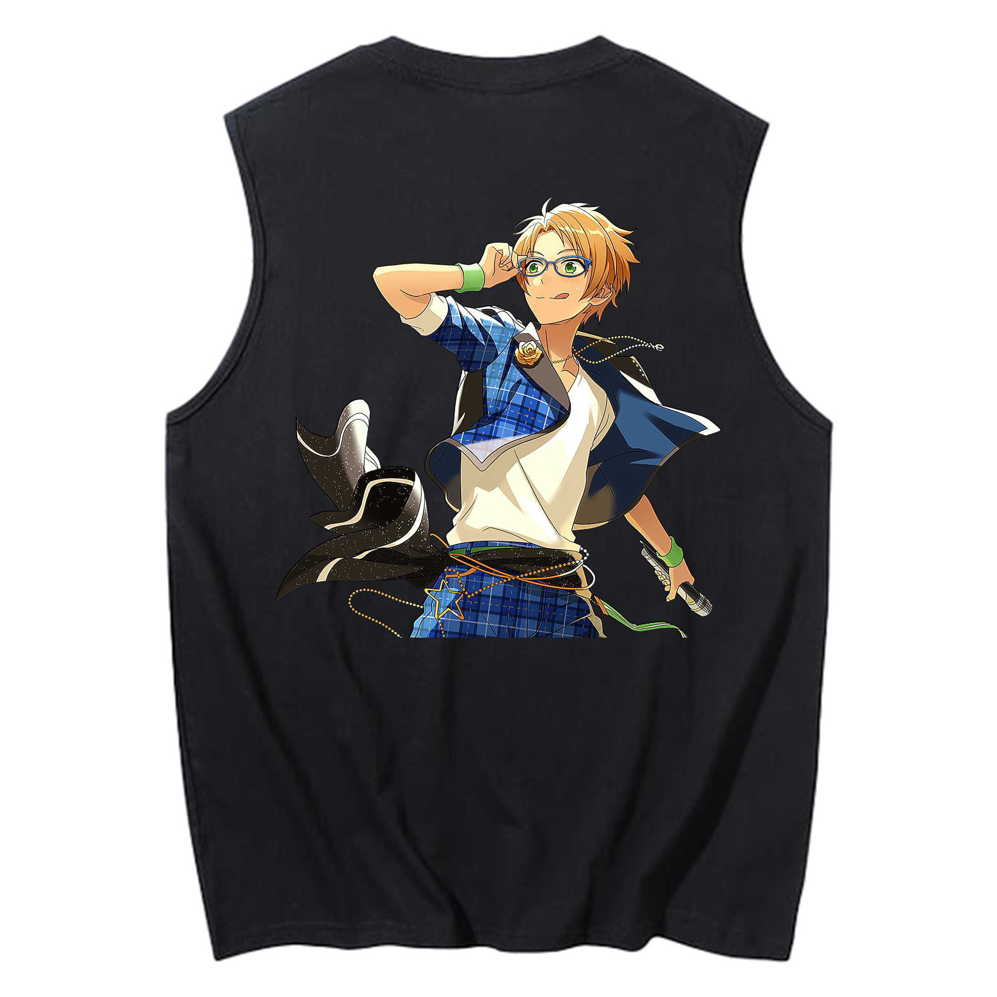 （画像用） あんさんぶるスターズ! Ensemble Stars コットン100％タンクトップ（背面プリント）