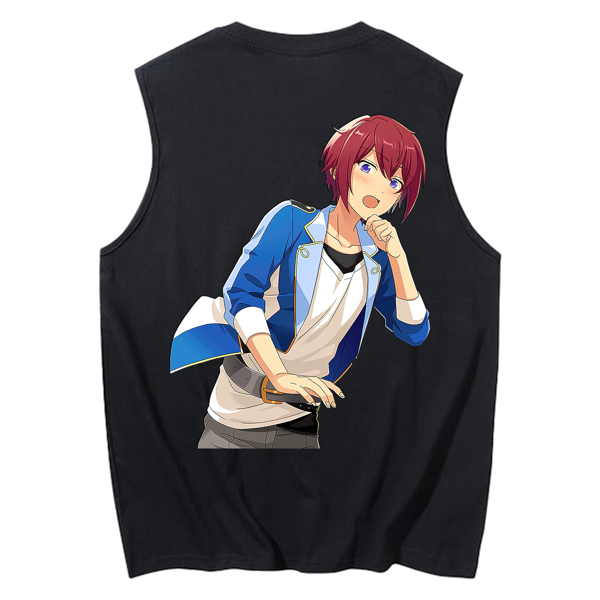 （画像用） あんさんぶるスターズ! Ensemble Stars コットン100％タンクトップ（背面プリント）