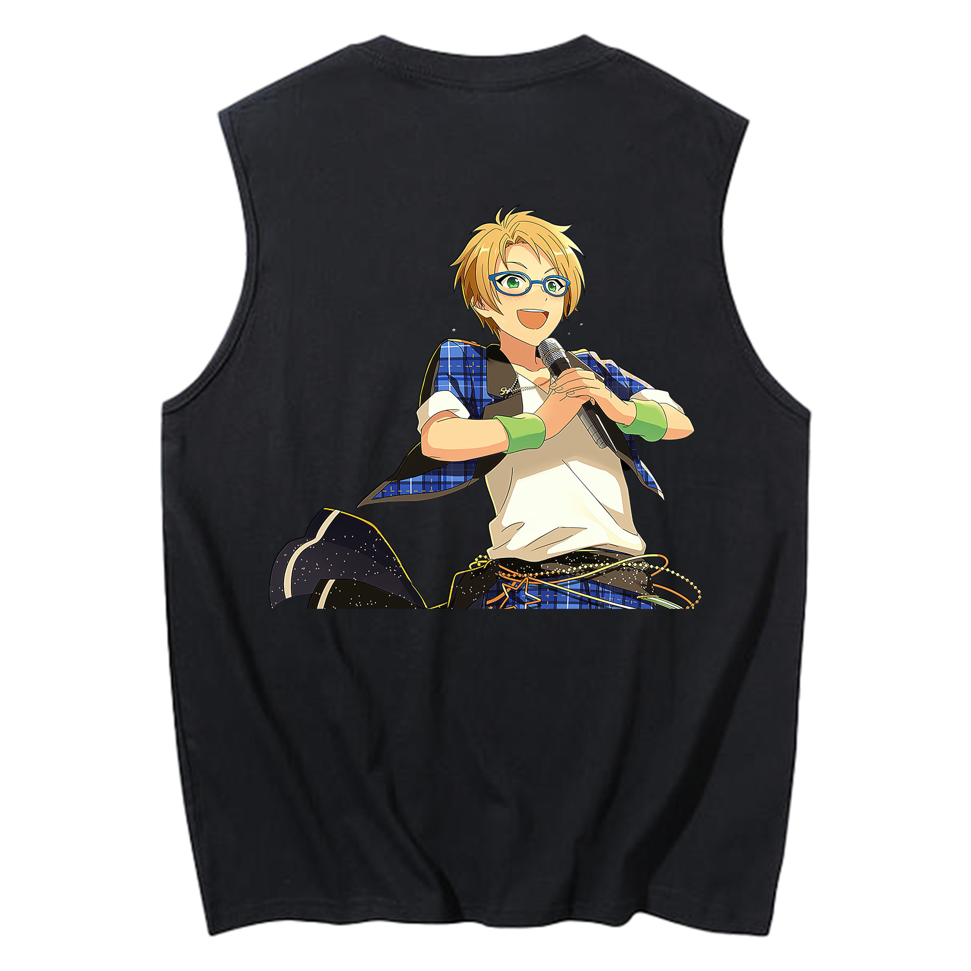 （画像用） あんさんぶるスターズ! Ensemble Stars コットン100％タンクトップ（背面プリント）