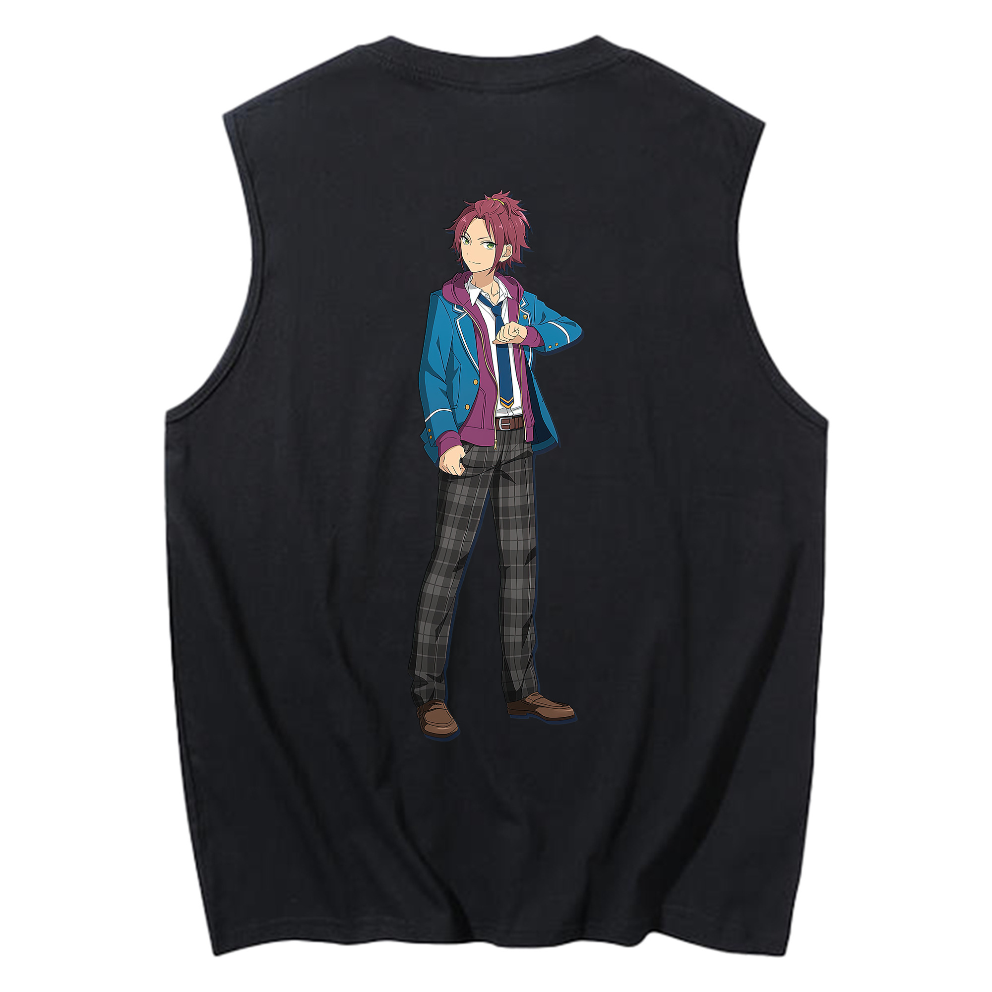 （画像用） あんさんぶるスターズ! Ensemble Stars コットン100％タンクトップ（背面プリント）