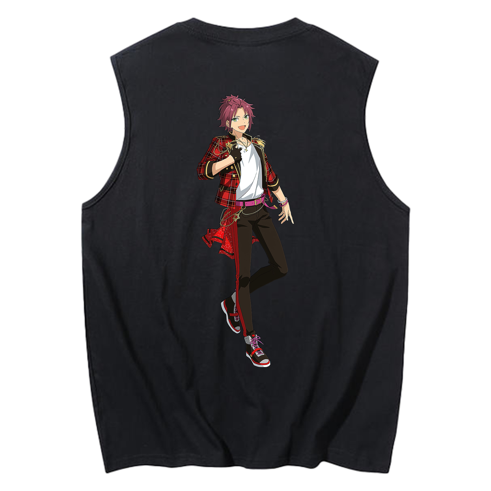 （画像用） あんさんぶるスターズ! Ensemble Stars コットン100％タンクトップ（背面プリント）