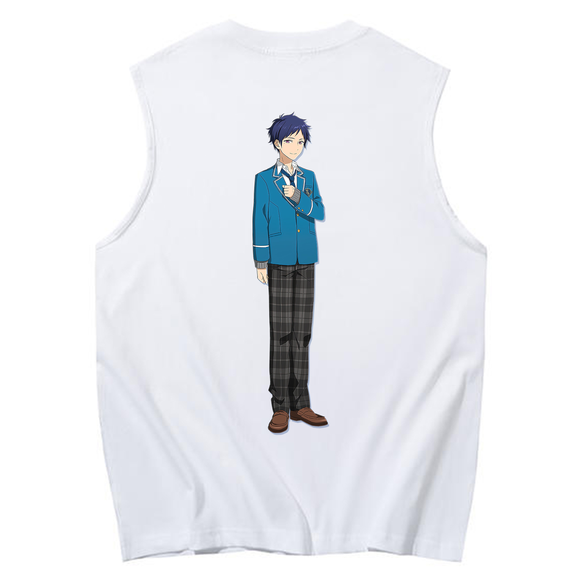 （画像用） あんさんぶるスターズ! Ensemble Stars コットン100％タンクトップ（背面プリント）