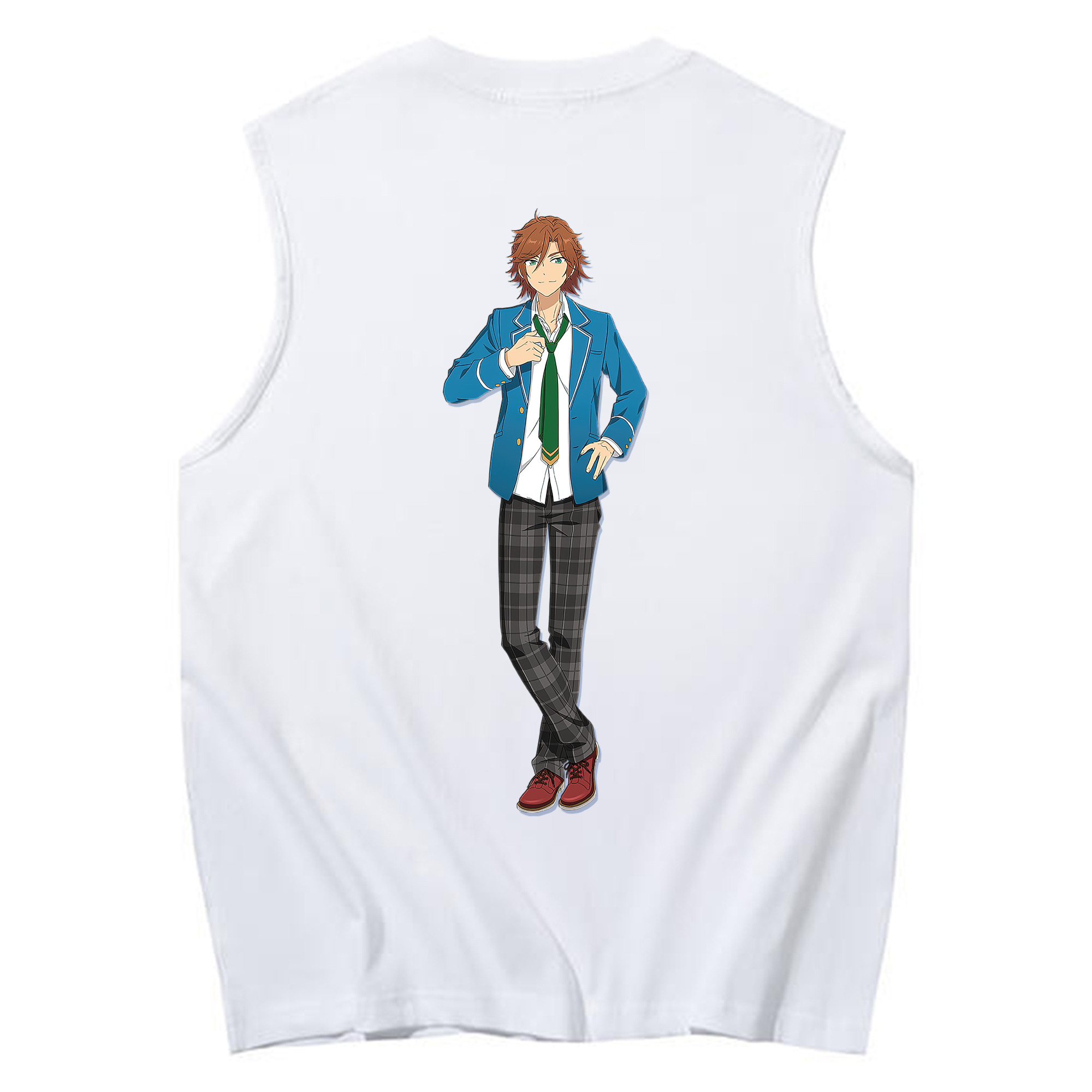 （画像用） あんさんぶるスターズ! Ensemble Stars コットン100％タンクトップ（背面プリント）