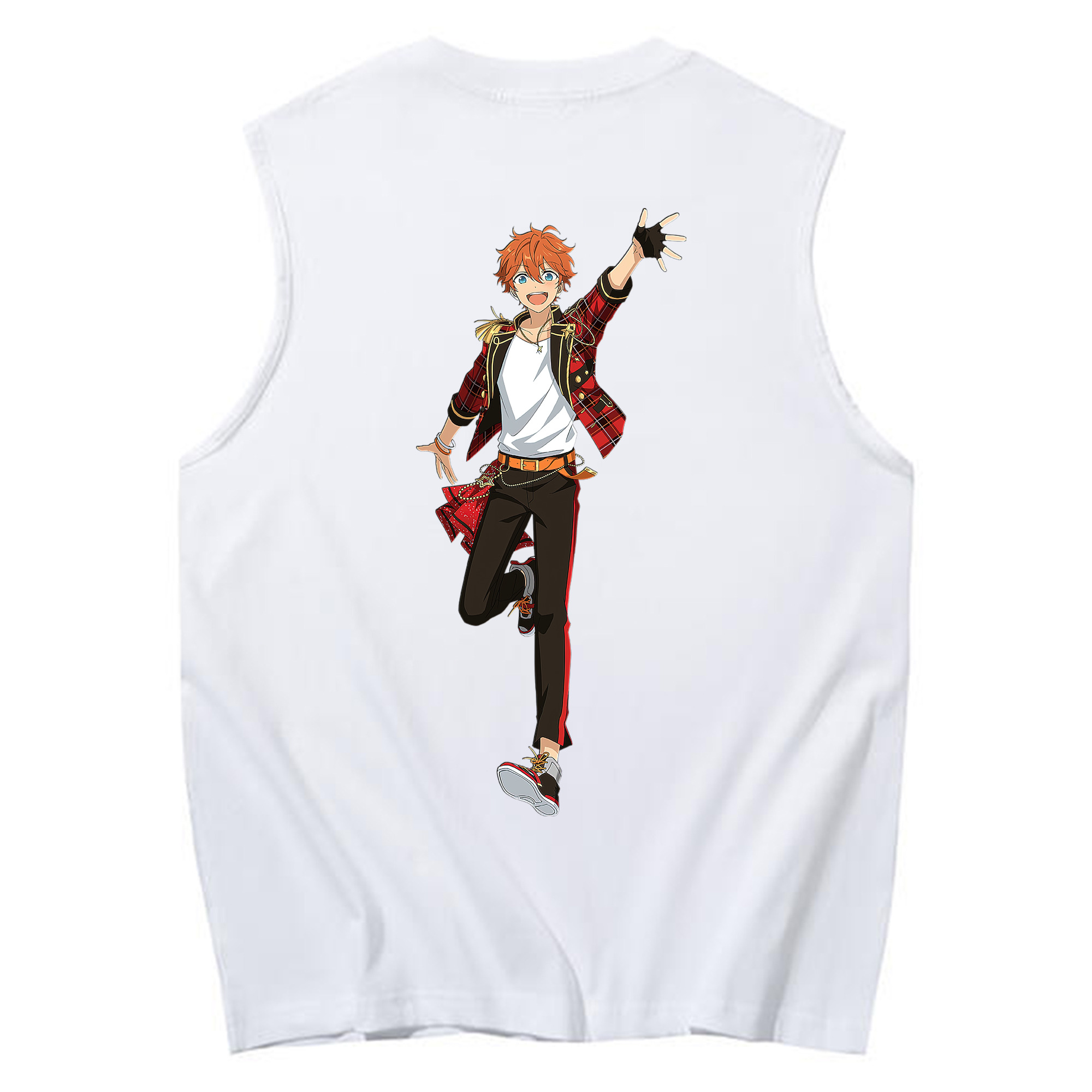 （画像用） あんさんぶるスターズ! Ensemble Stars コットン100％タンクトップ（背面プリント）