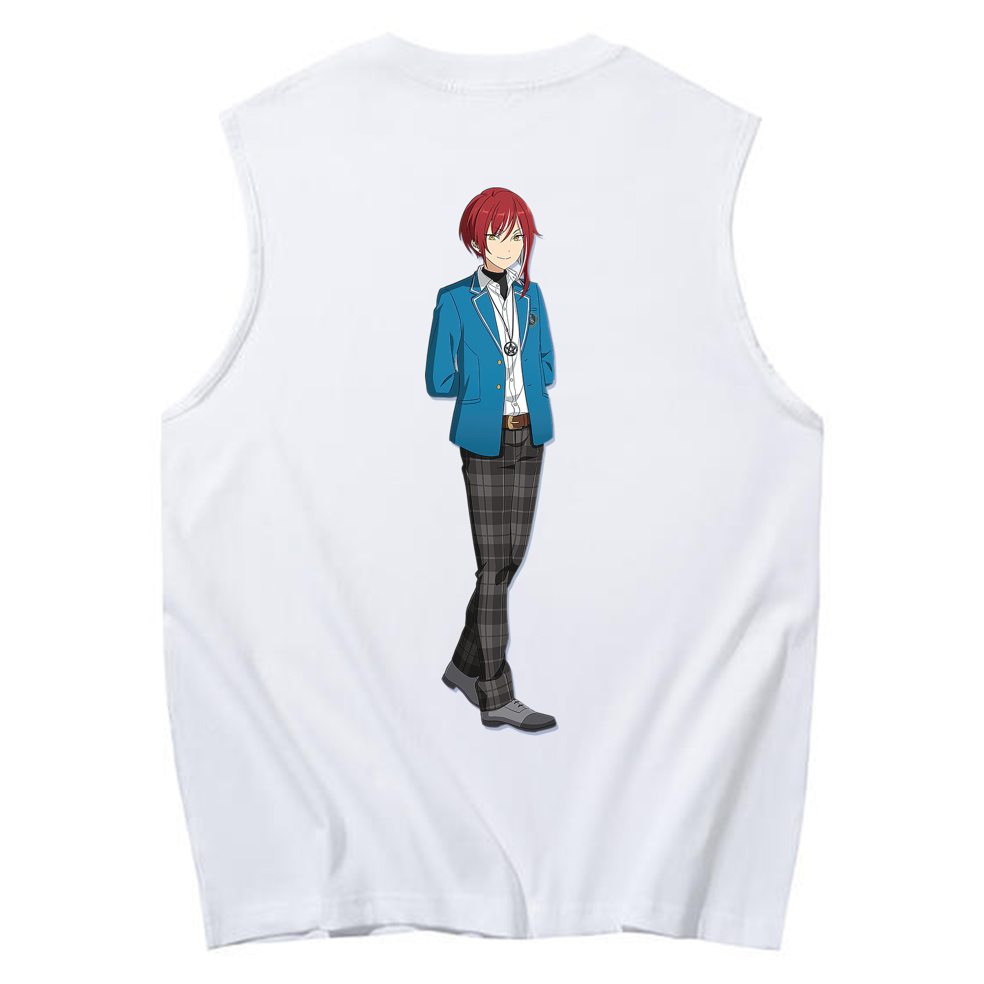 （画像用） あんさんぶるスターズ! Ensemble Stars コットン100％タンクトップ（背面プリント）