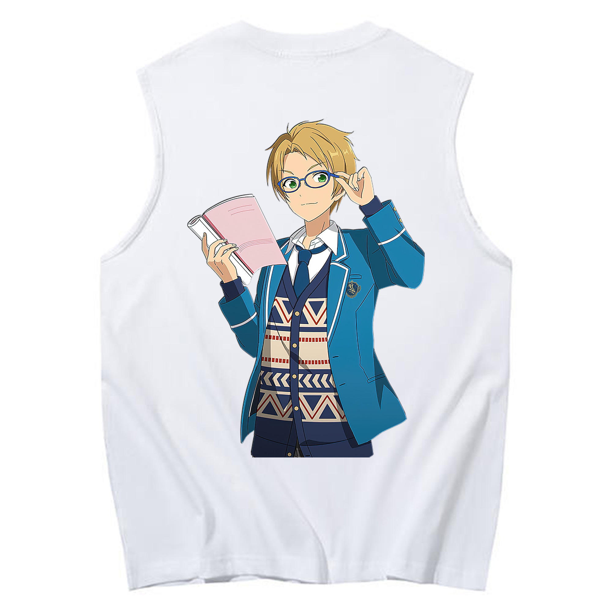 （画像用） あんさんぶるスターズ! Ensemble Stars コットン100％タンクトップ（背面プリント）