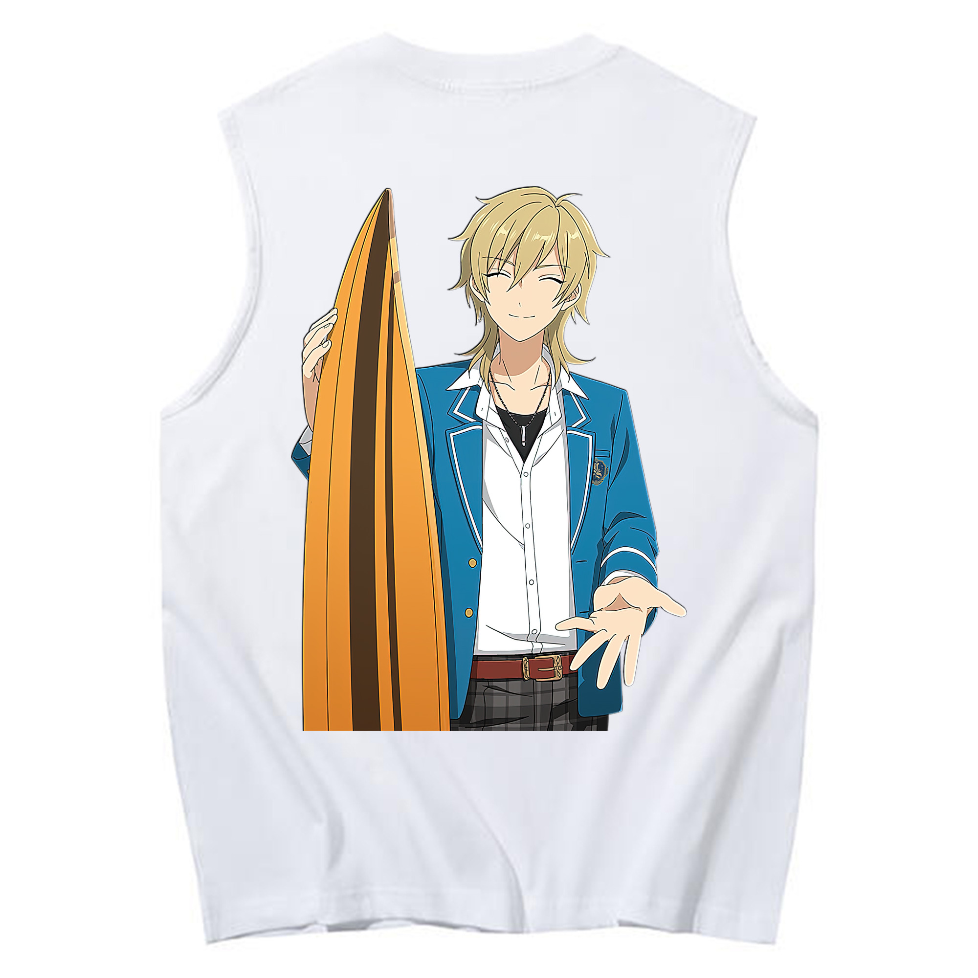 （画像用） あんさんぶるスターズ! Ensemble Stars コットン100％タンクトップ（背面プリント）
