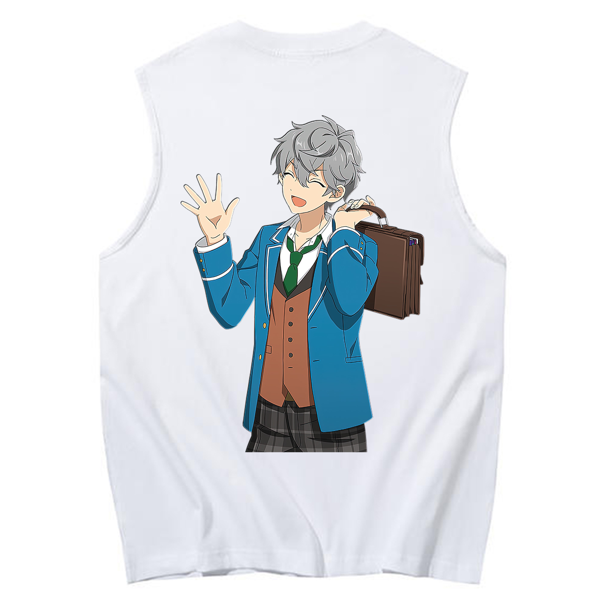 （画像用） あんさんぶるスターズ! Ensemble Stars コットン100％タンクトップ（背面プリント）