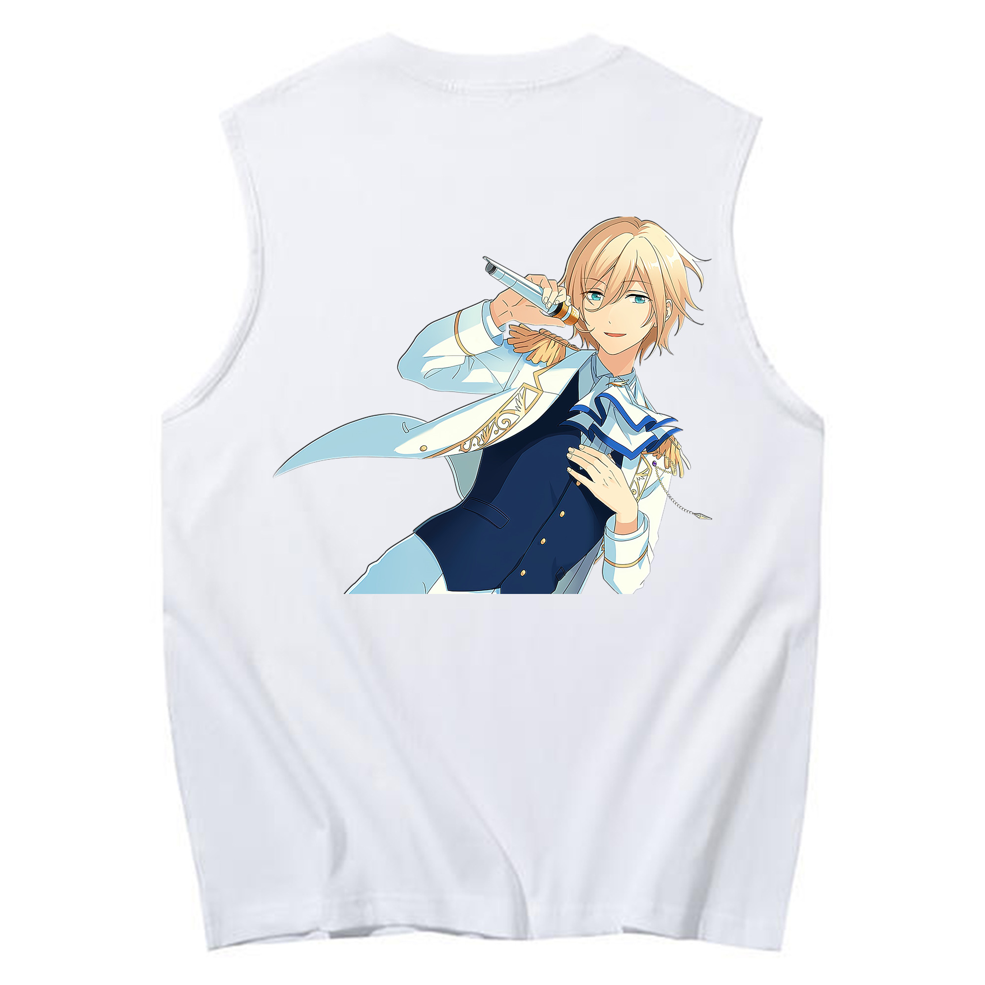 （画像用） あんさんぶるスターズ! Ensemble Stars コットン100％タンクトップ（背面プリント）