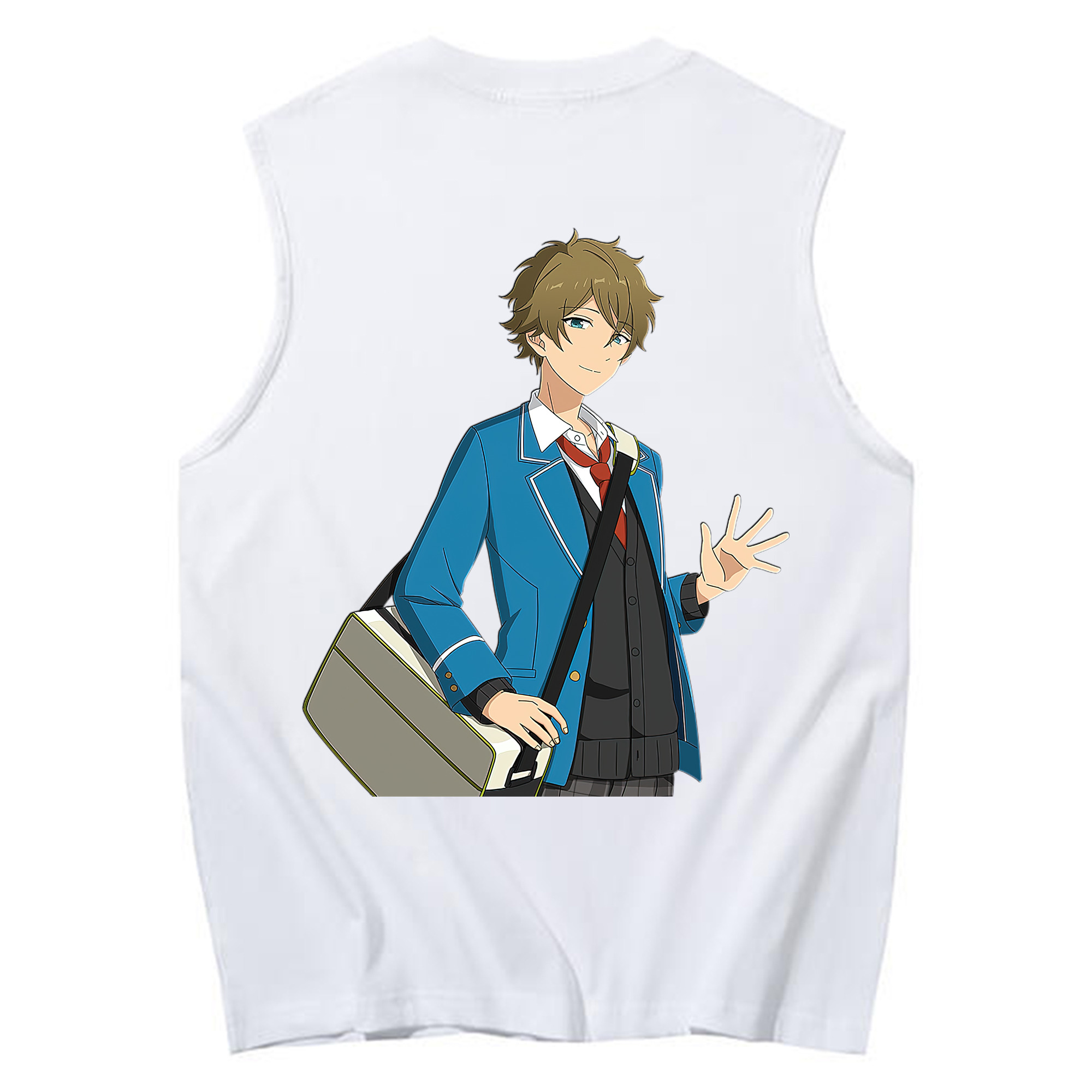 （画像用） あんさんぶるスターズ! Ensemble Stars コットン100％タンクトップ（背面プリント）
