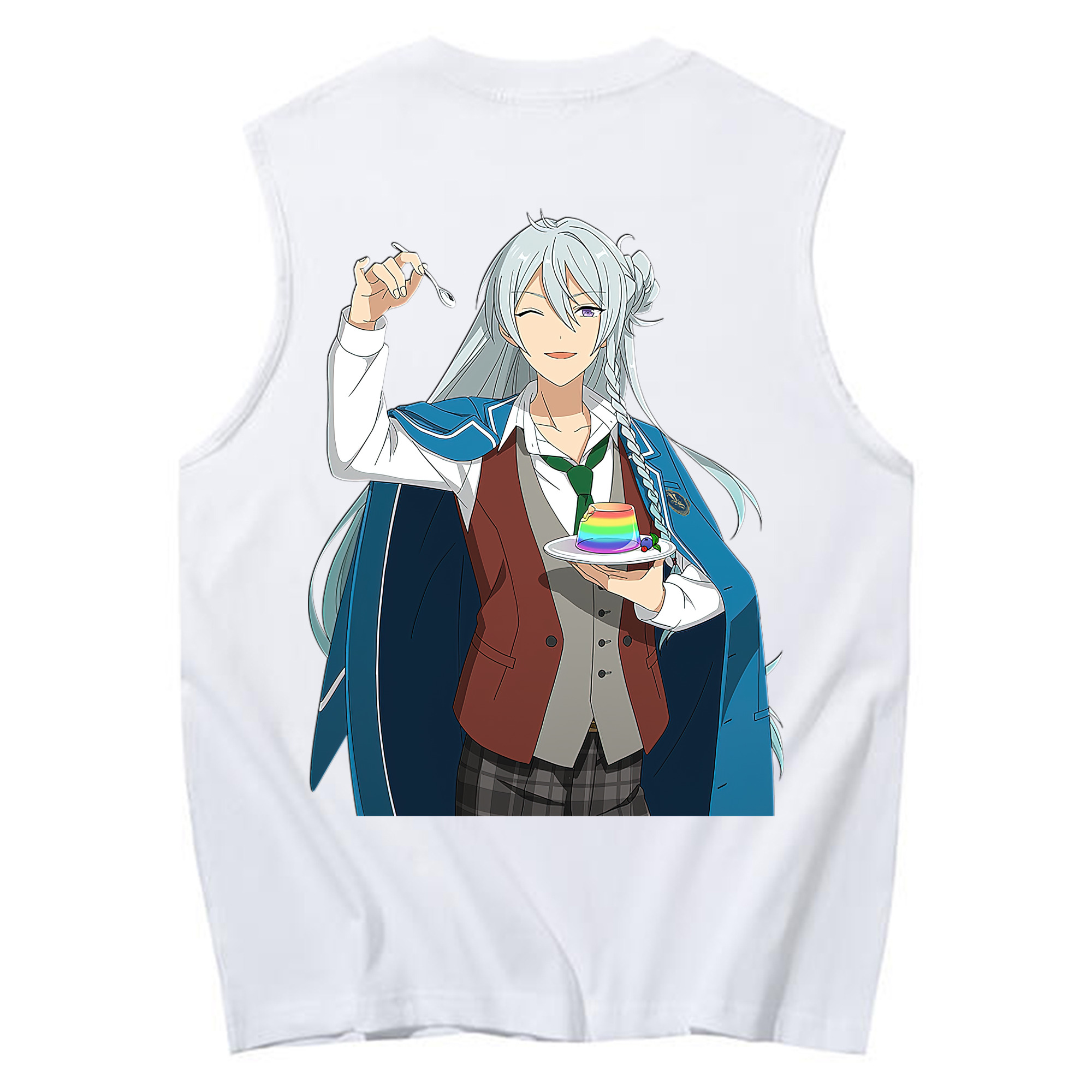 （画像用） あんさんぶるスターズ! Ensemble Stars コットン100％タンクトップ（背面プリント）