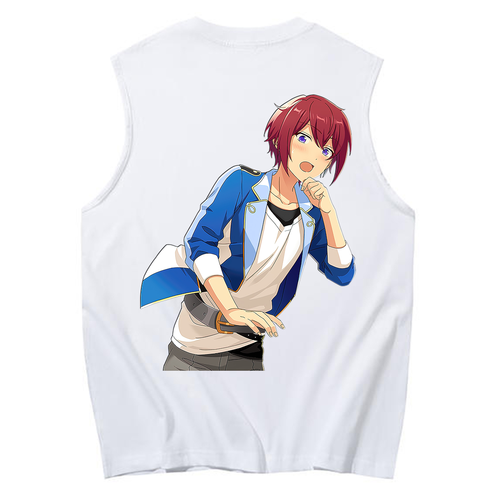 （画像用） あんさんぶるスターズ! Ensemble Stars コットン100％タンクトップ（背面プリント）